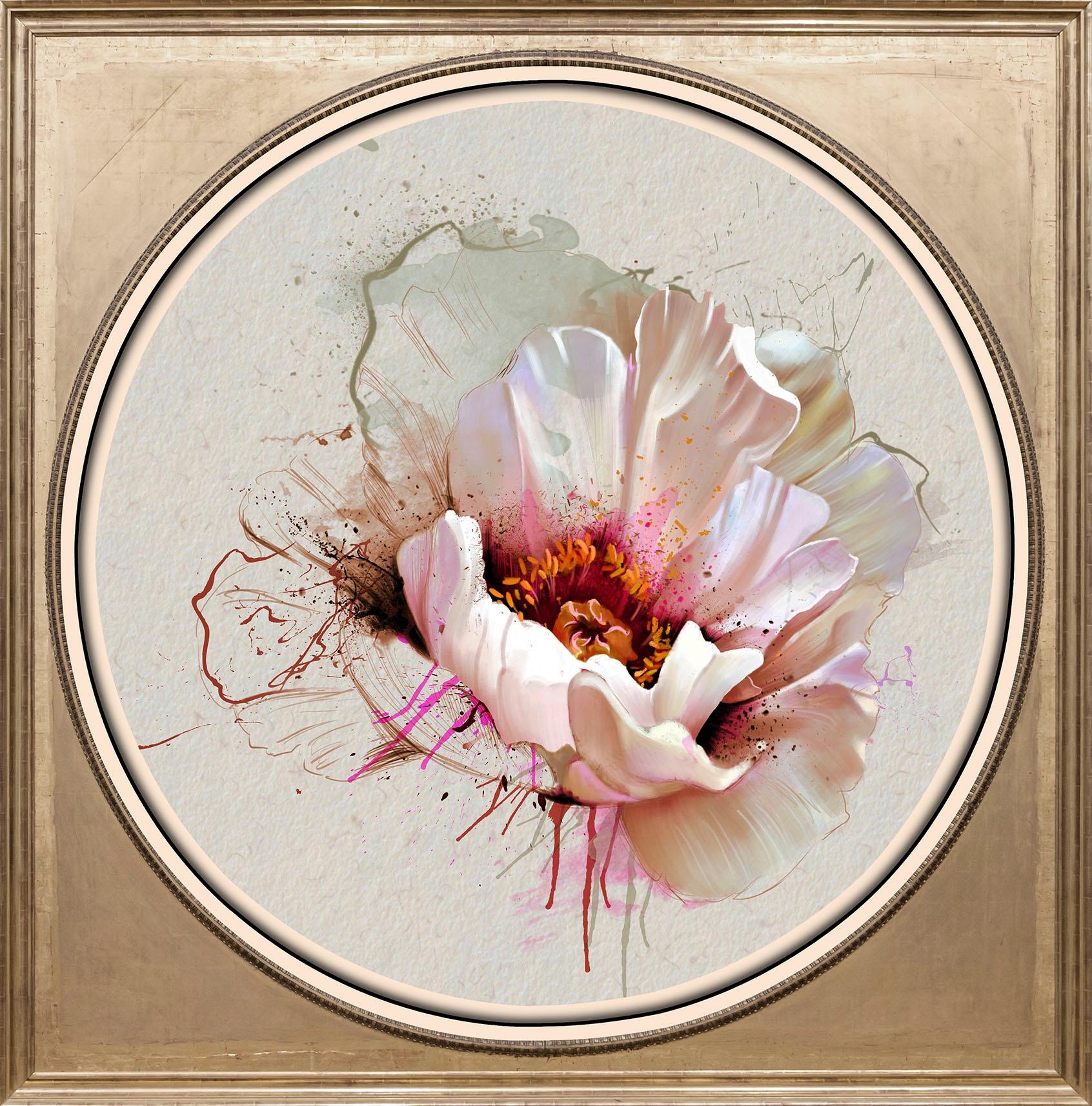 queence Acrylglasbild »Weiße Blüte«, Blumen-Blumenbilder-Kunst-Pflanzen-Pfl günstig online kaufen