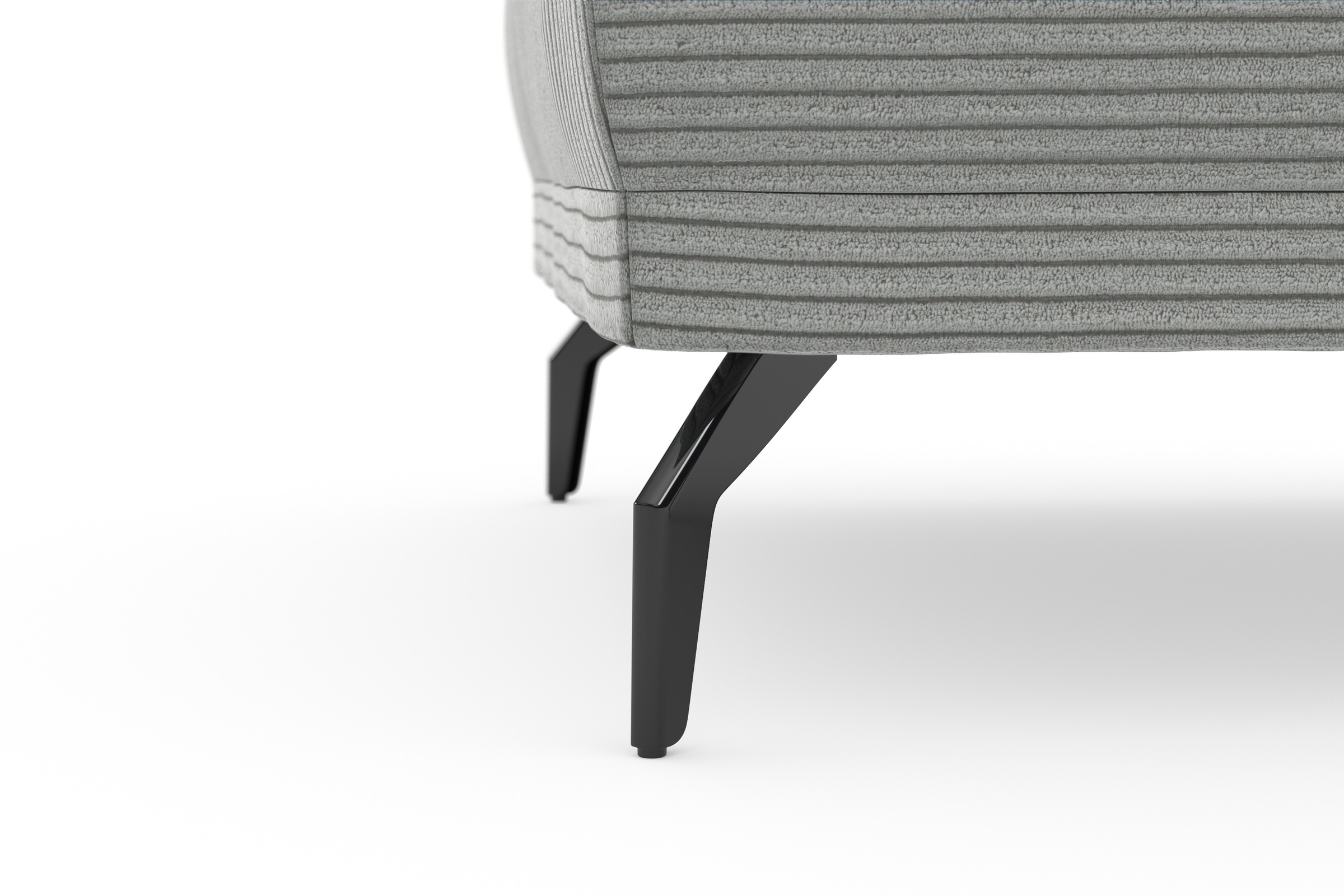 INOSIGN Hocker »Coco«, Cord-Bezug in 2 Ausführungen, Füßen 15 cm hoch