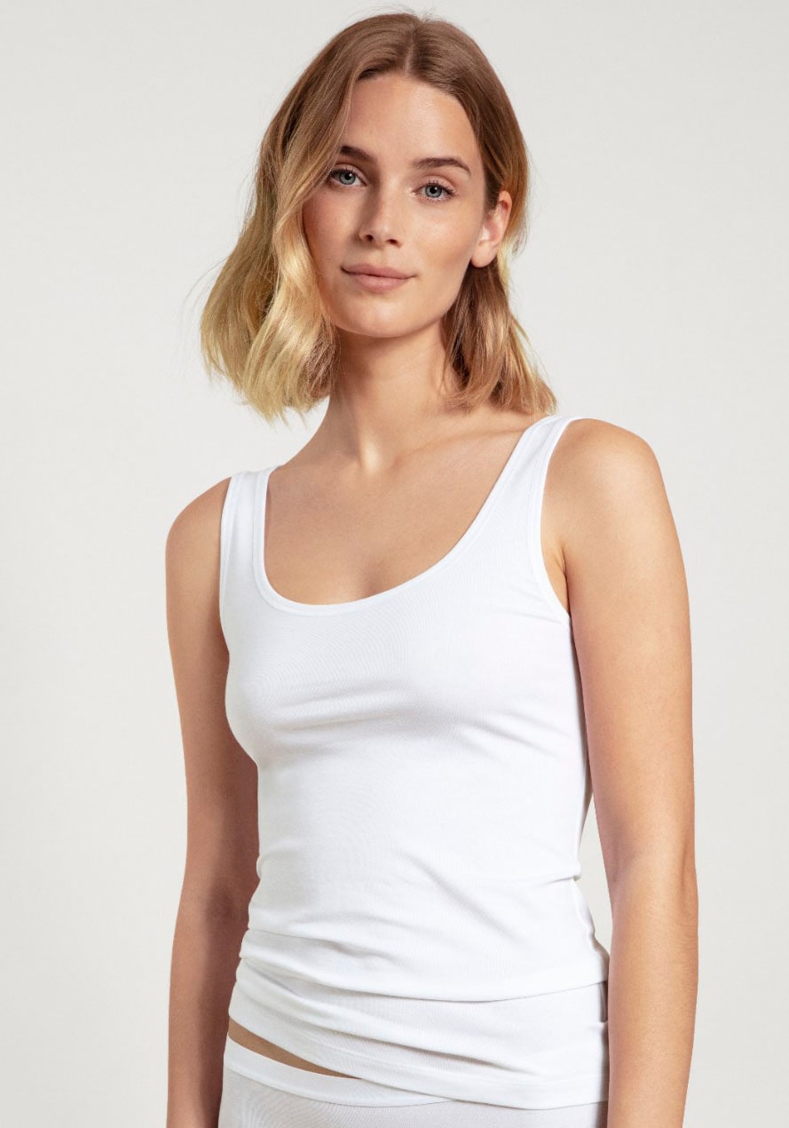 CALIDA Trägertop »Natural Benefit«, (2er Pack), mit rundem Halsausschnitt
