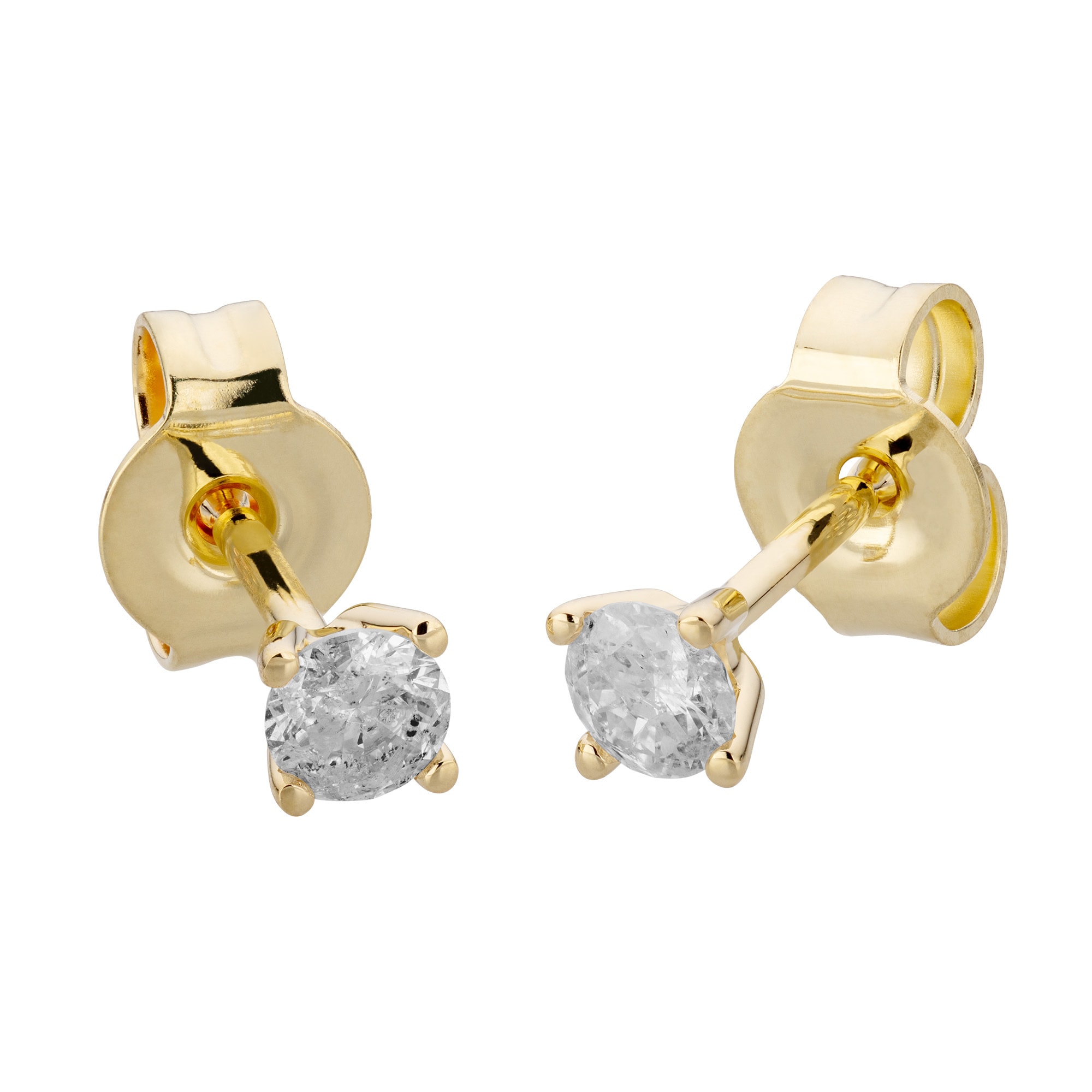 Orolino Paar Ohrstecker »585/- Gelbgold 2 Brill. 0,25 ct. weiß«