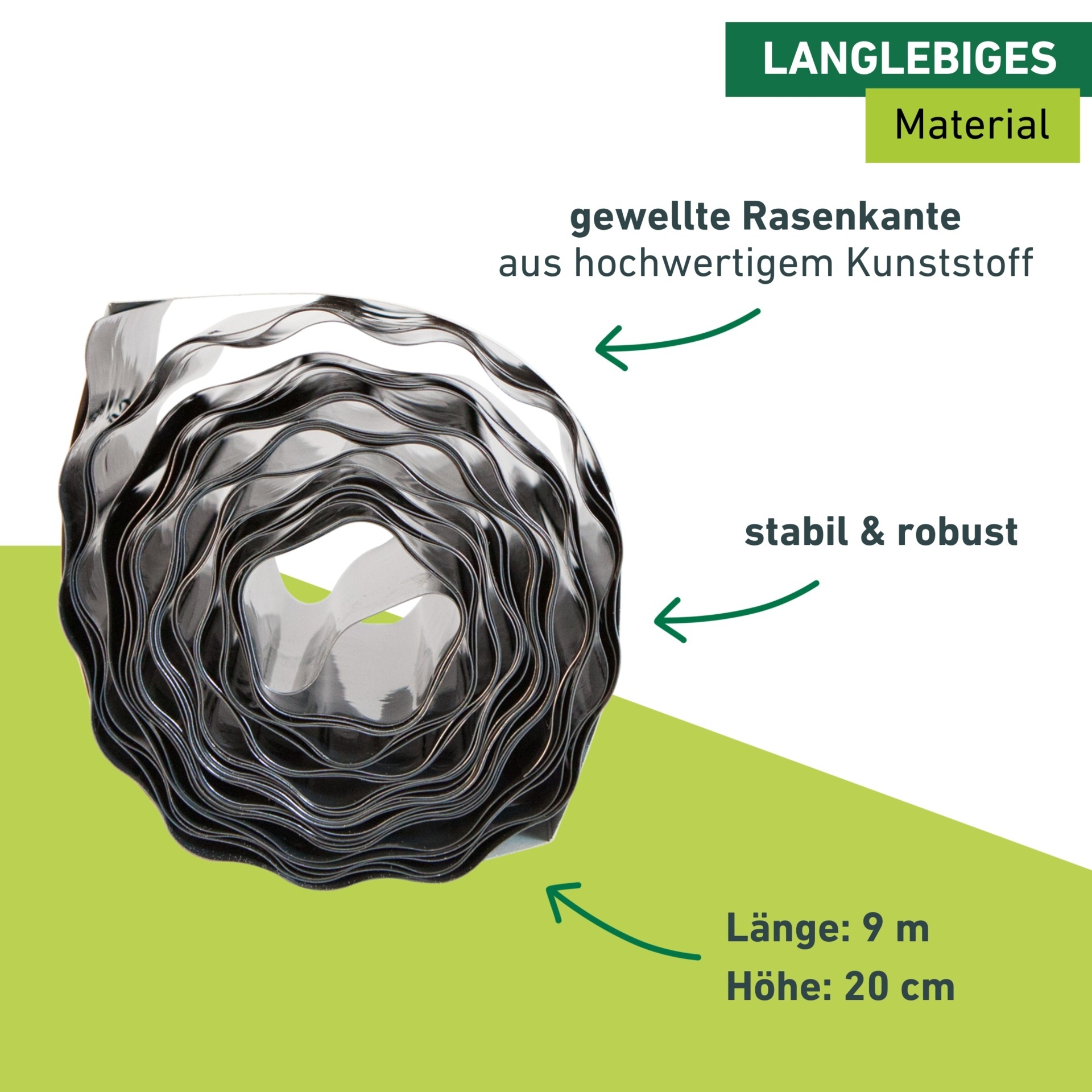 Windhager Rasenkante anthrazit