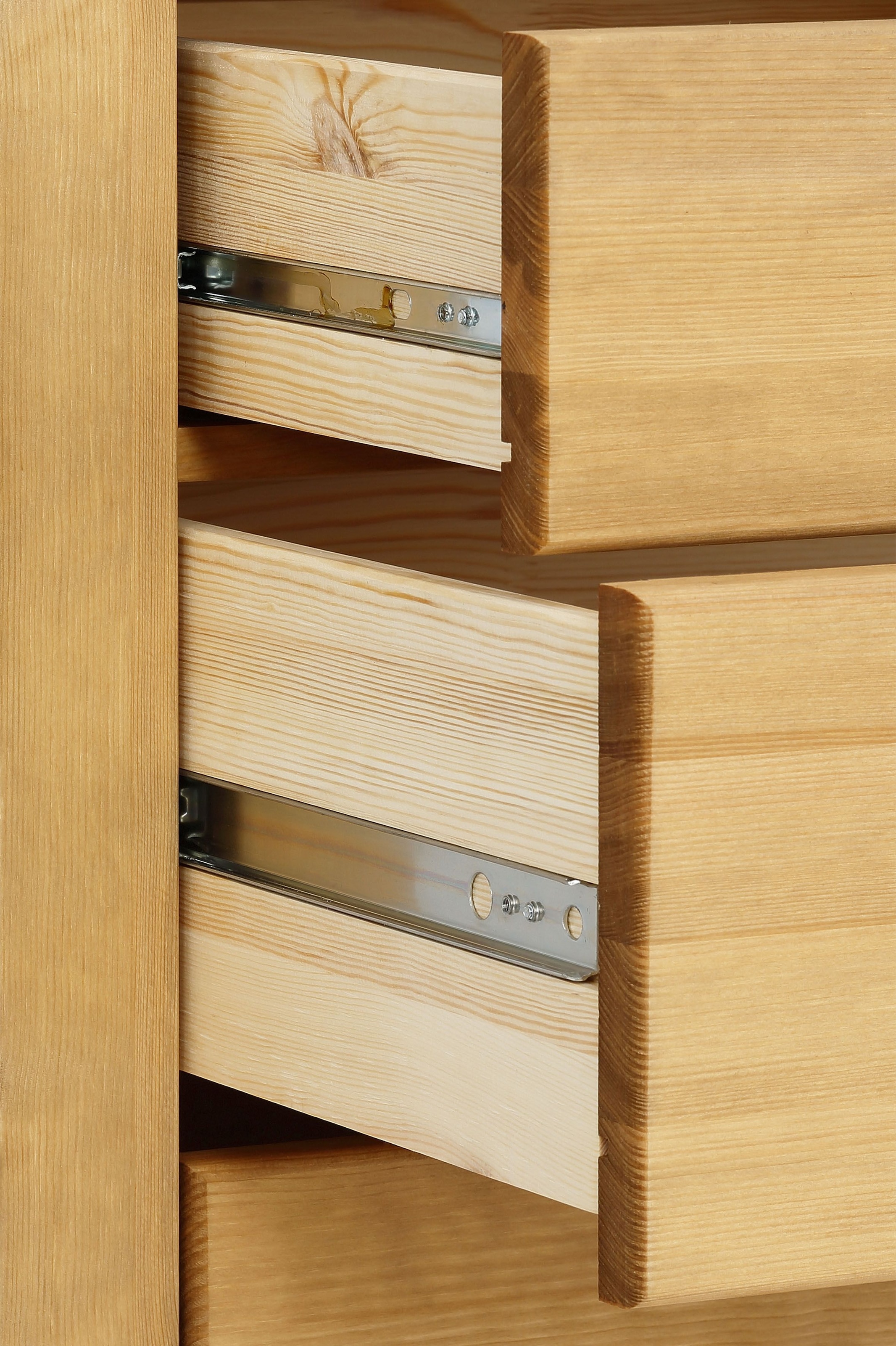 Home affaire Schubkastenkommode »Rauna«, aus massiver Kiefer mit 5 Schubladen, Breite 96 cm