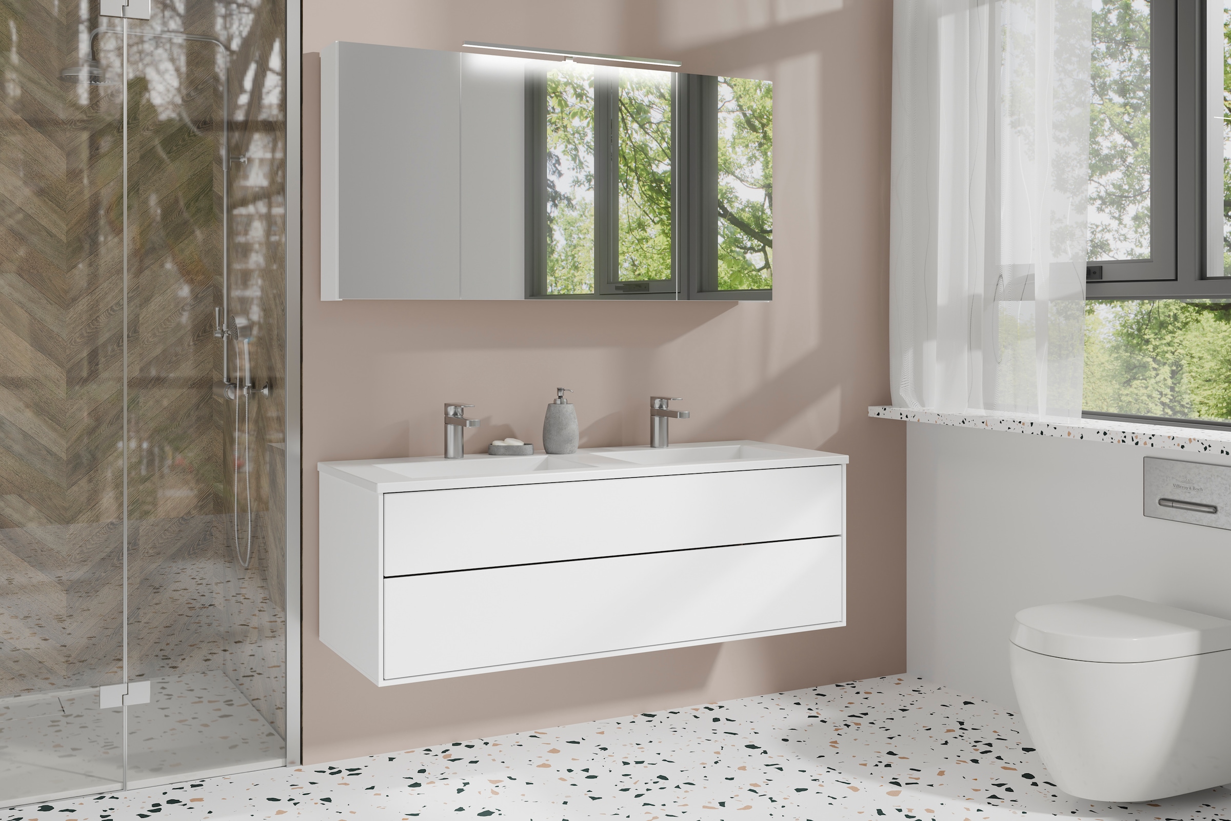 byLIVING Spiegelschrank »Serie Spree, in vielen Breiten erhältlich«