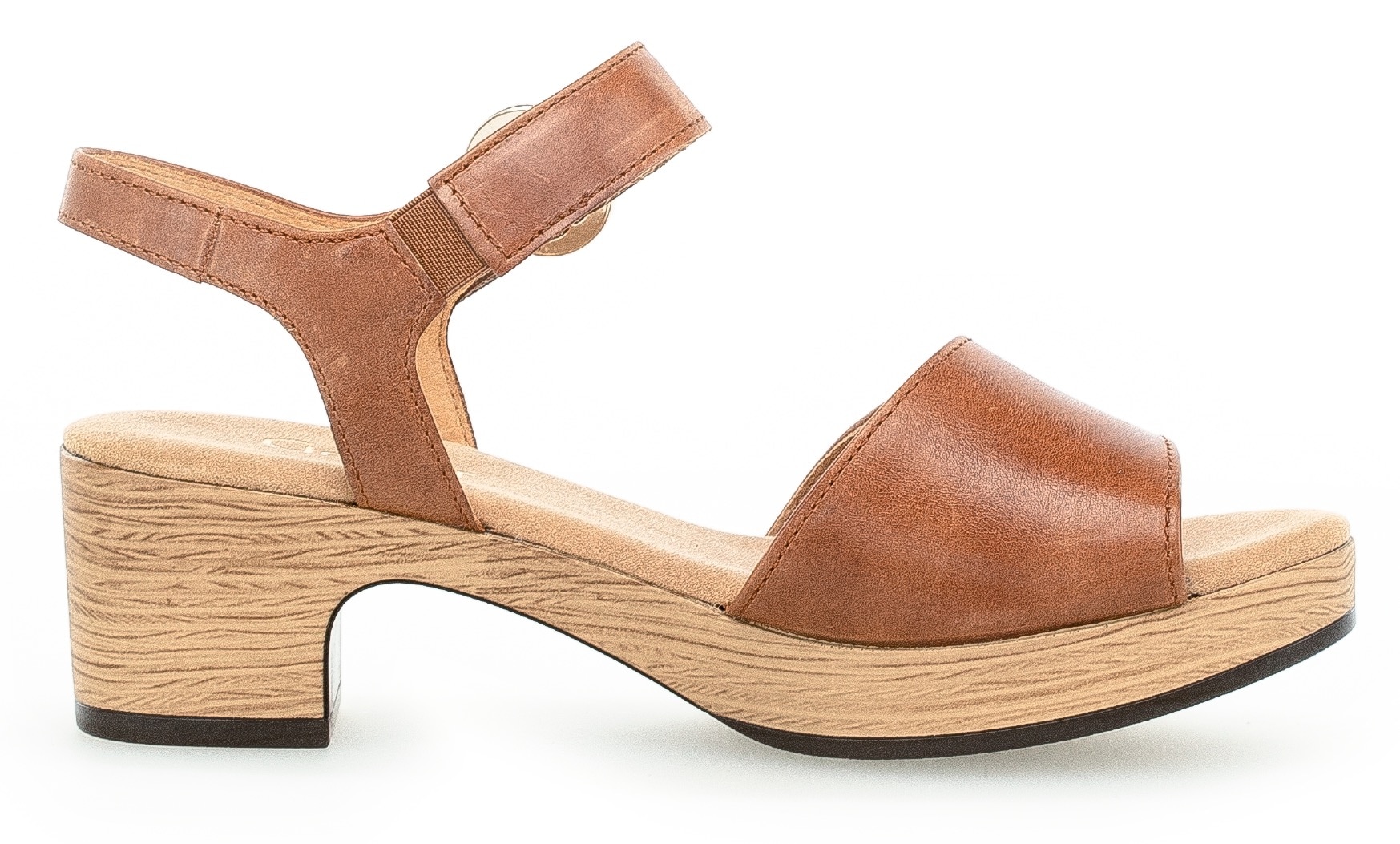 Gabor Sandalette »KRETA«  , Blockabsatz, Sommerschuh, Sandale mit Zierschnalle, Weite G (weit)