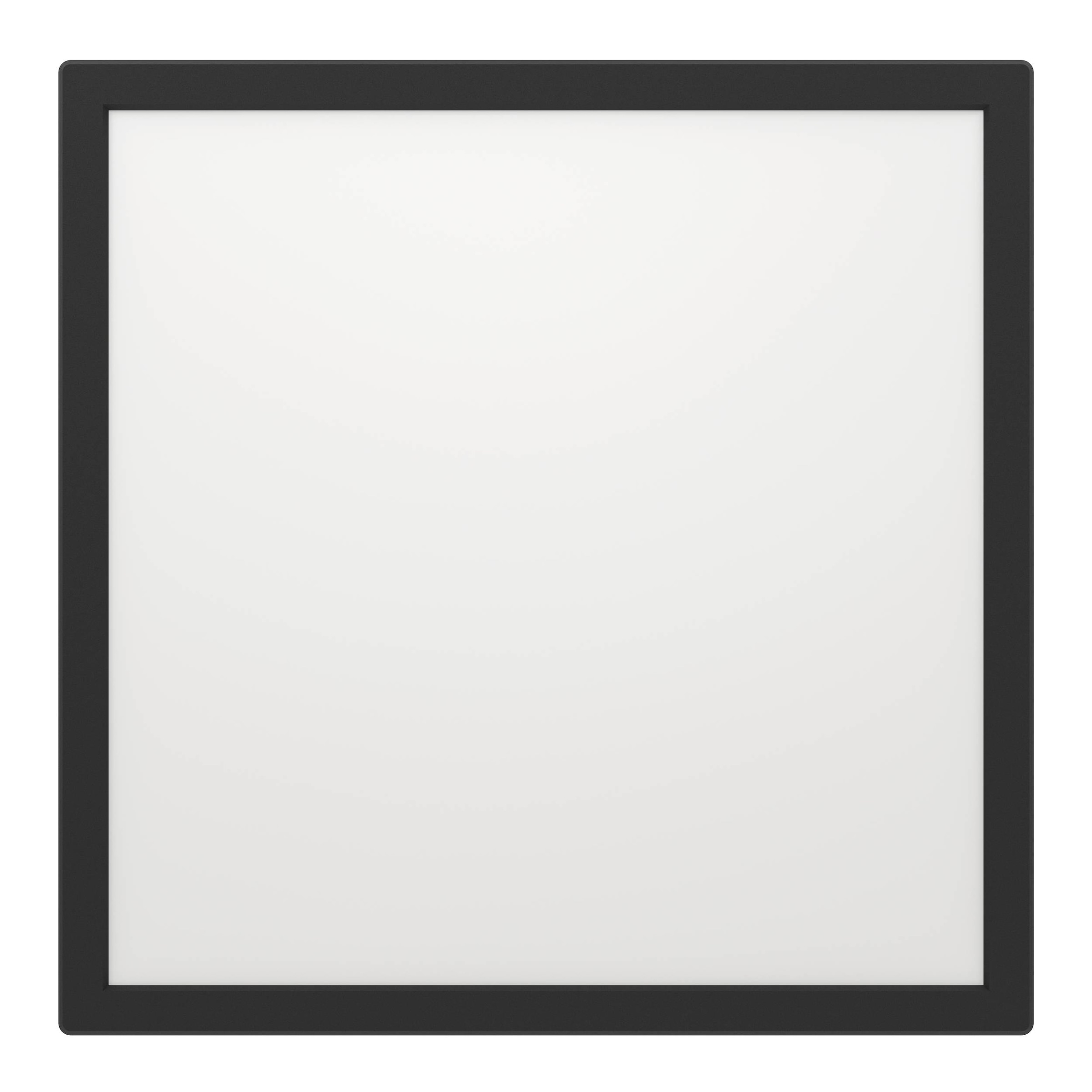 EGLO Deckenleuchte »Rovito Deckenlampe, Deckenbeleuchtung, Badlampe, Kunststoff, IP44« LED-Modul 1 Stk. Kaltweiß | Neutralweiß | Warmweiß Wand-/Deckenleuchte - L39 x B39 x H3 cm - schwarz - 17,6W inkl.