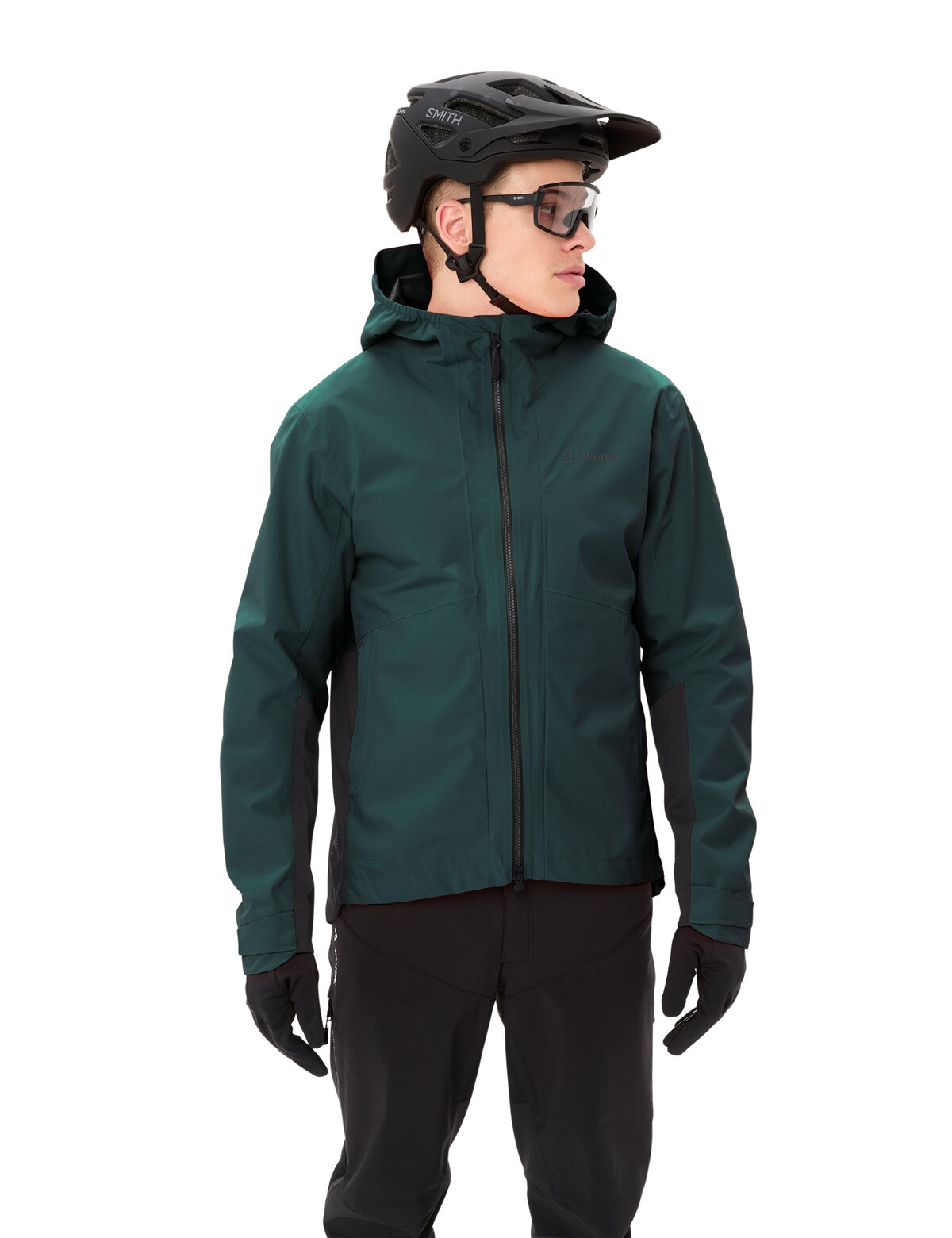 VAUDE Fahrradjacke »MEN'S MOAB PRO RAIN JACKET« mit Unterarm-Belüftung, winddicht, atmungsaktiv, wasserdicht