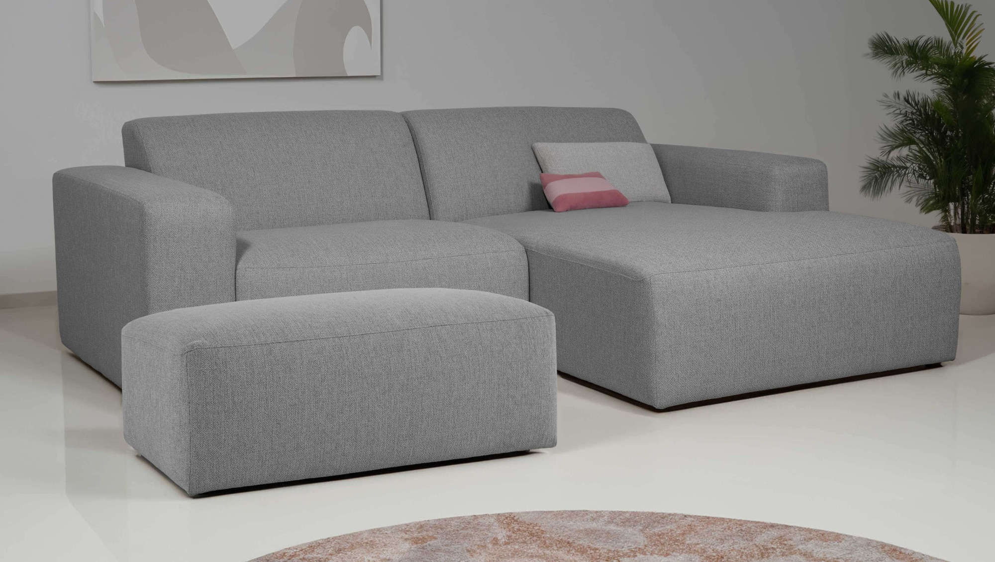 INOSIGN Ecksofa »Koa,228cm, L-Form, Modulsofa, Webstoff, Cord«, Designsofa, günstig online kaufen