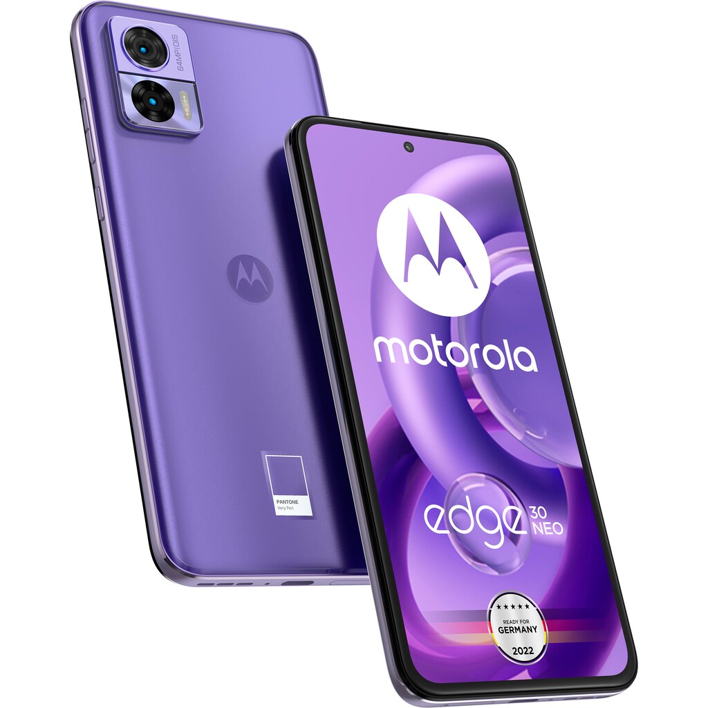 Motorola Smartphone »edge30 neo«, Very Peri, 16 cm/6,3 Zoll, 128 GB Speicherplatz, 64 MP Kamera