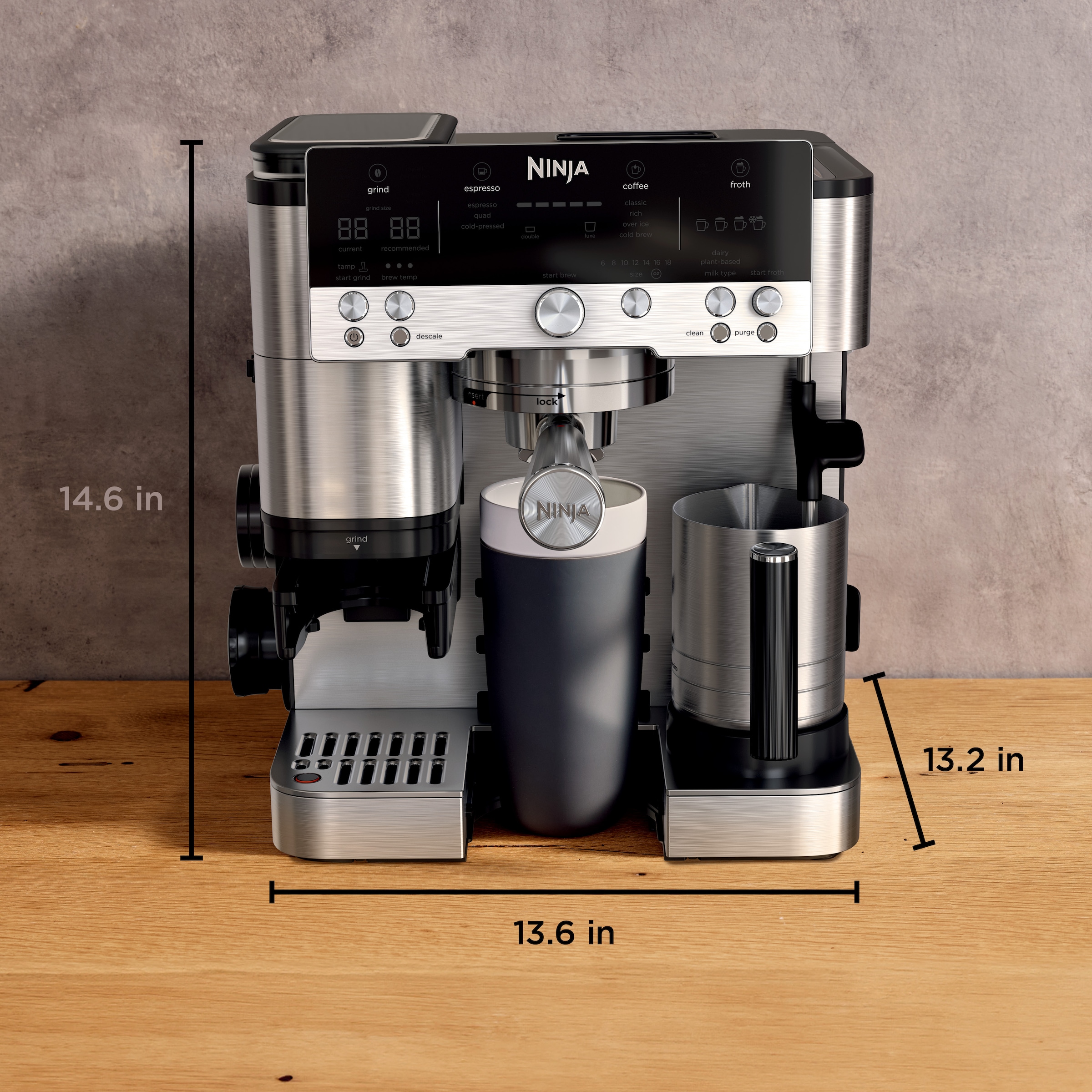 NINJA Espressomaschine »ES601EU«, Espresso-, Cold Brew- und Filterkaffeemaschine