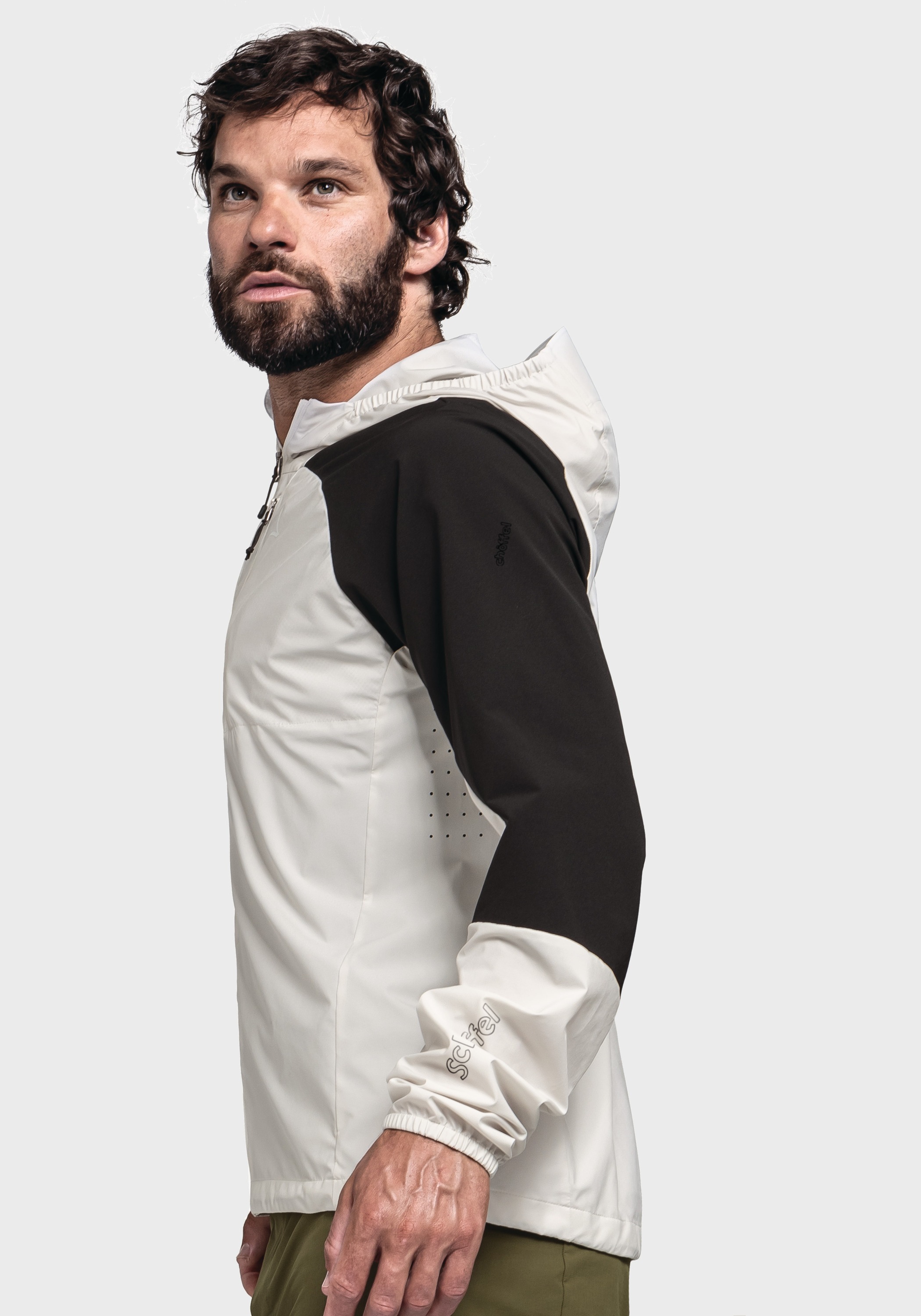 Schöffel Outdoorjacke »Bike Hybrid Jk Style Mamry MNS« mit Kapuze