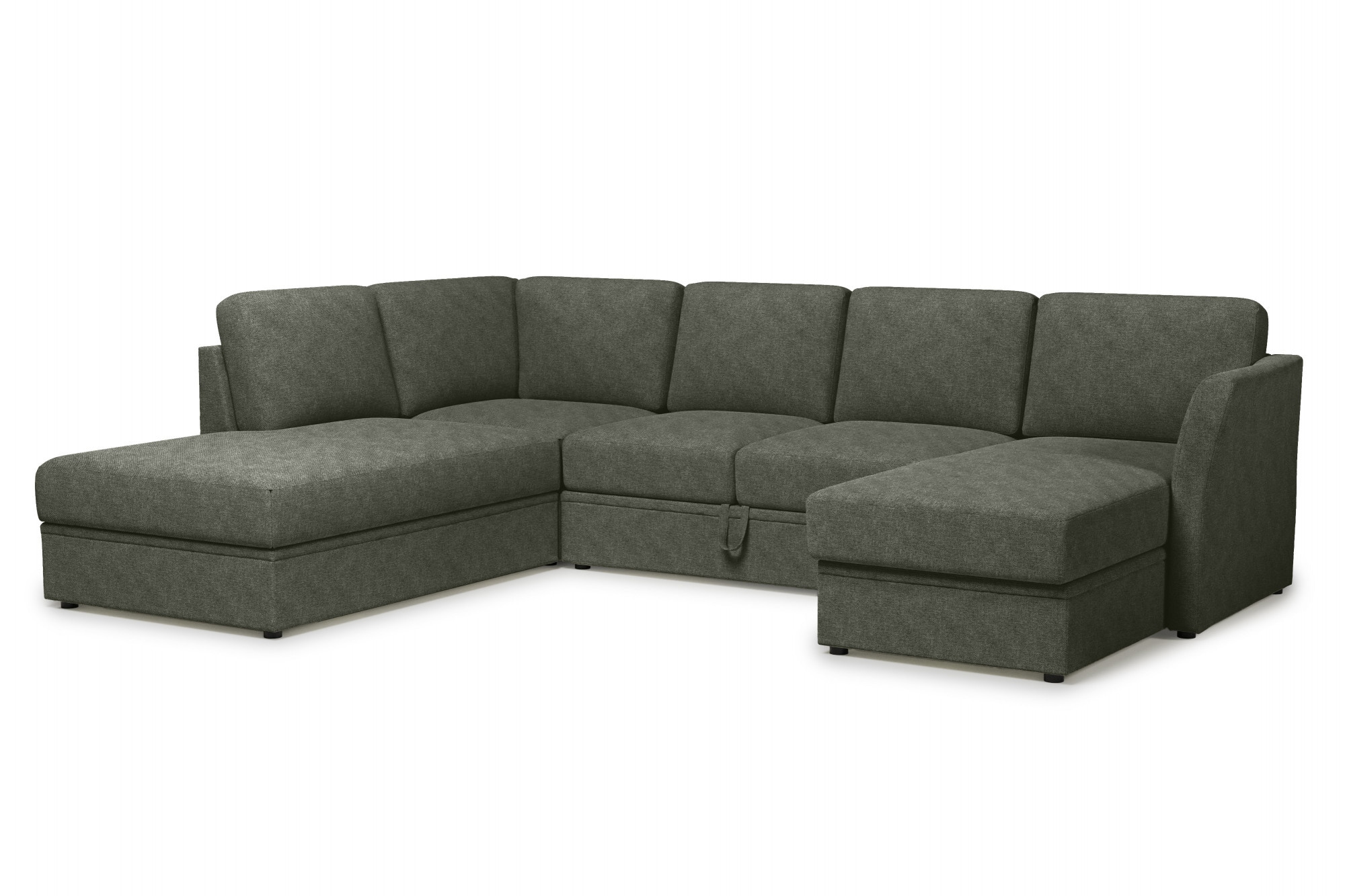 Home affaire Wohnlandschaft »Lavars Schlafsofa«, mit Bettfunktion und Stauraum, in zwei verschiedenen Bezugsqualitäten