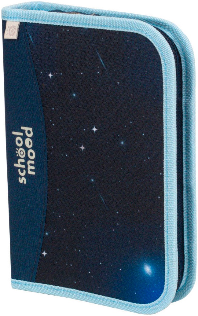 SCHOOL-MOOD® Schulranzen »Champion, Moritz (Weltall)«, retroreflektierende Flächen, mit LED-Patchy; aus recyceltem Material