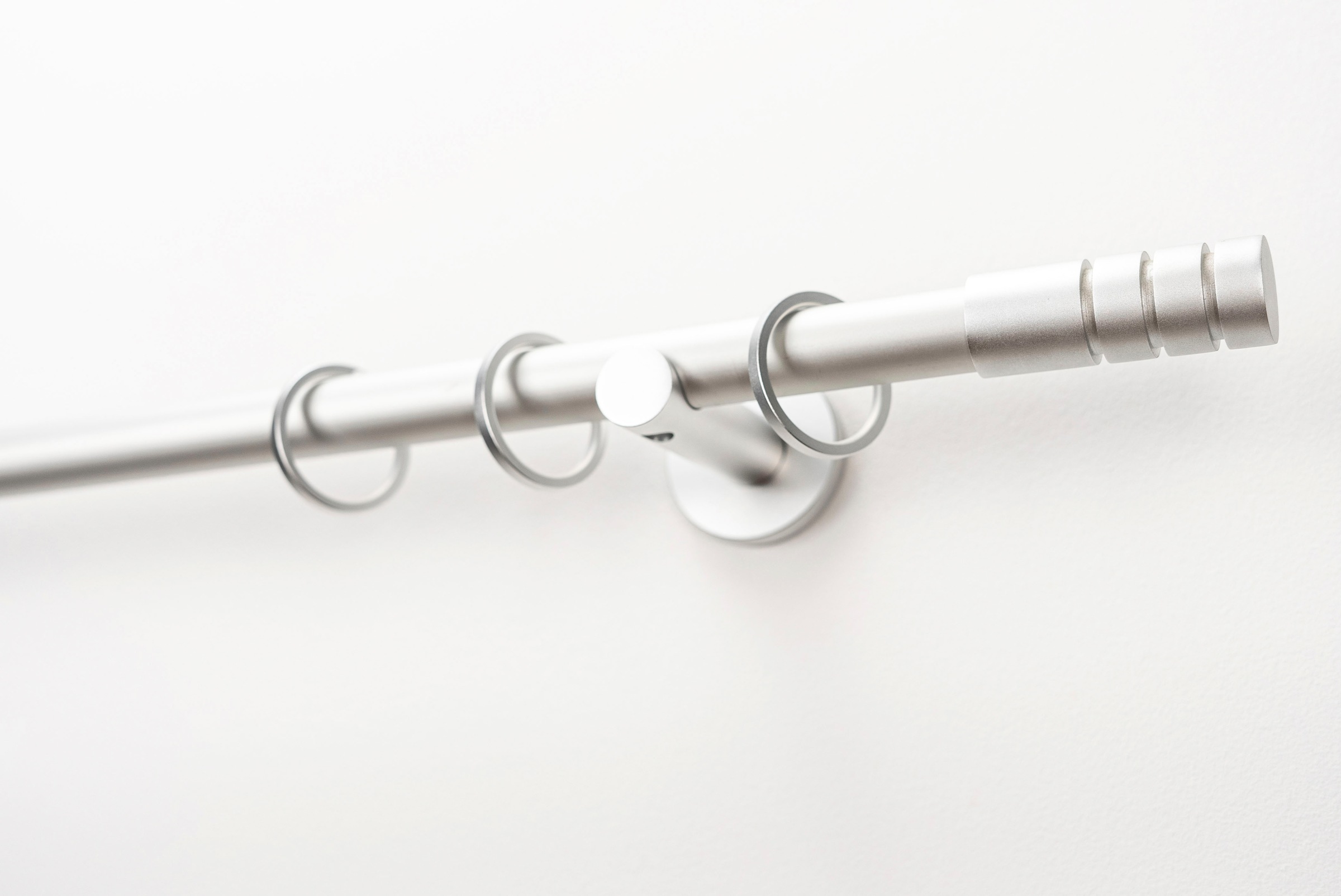 GARESA Gardinenstange »EASY« Ø 20 mm 1 läufig-läufig Wunschmaßlänge Vorhang günstig online kaufen