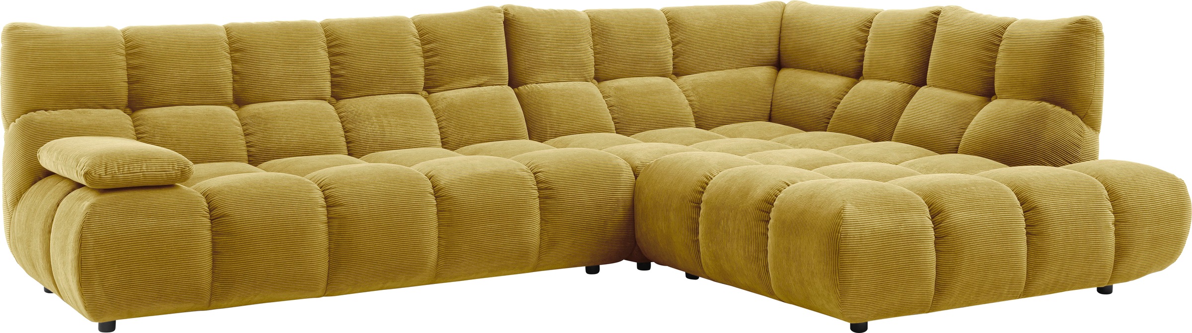Home affaire Ecksofa »Graceland, mit klappbarer Armlehne, Breite 324 cm« günstig online kaufen