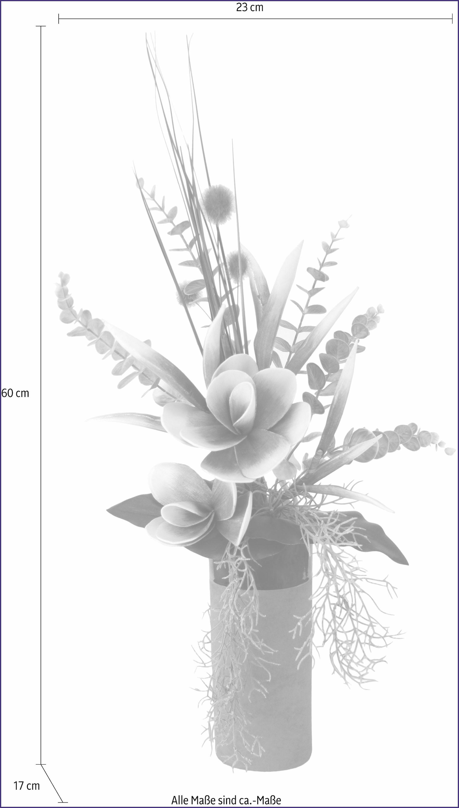 I.GE.A. Kunstpflanze auf »Arrangement Raten Soft-Magnolie in bestellen Vase«