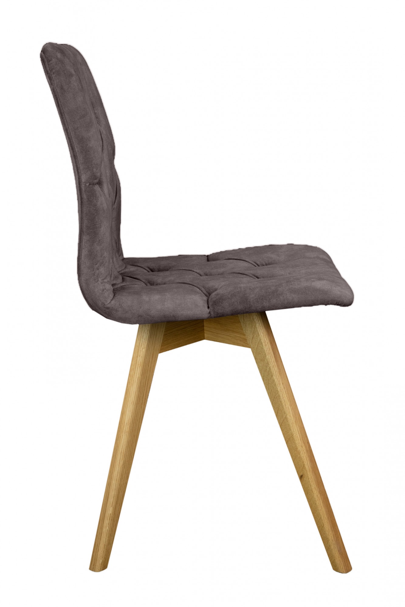 andas Esszimmerstuhl »Rania«, (Set), 2 St., Samtvelours, Massivholzgestell, mit Knopfheftung
