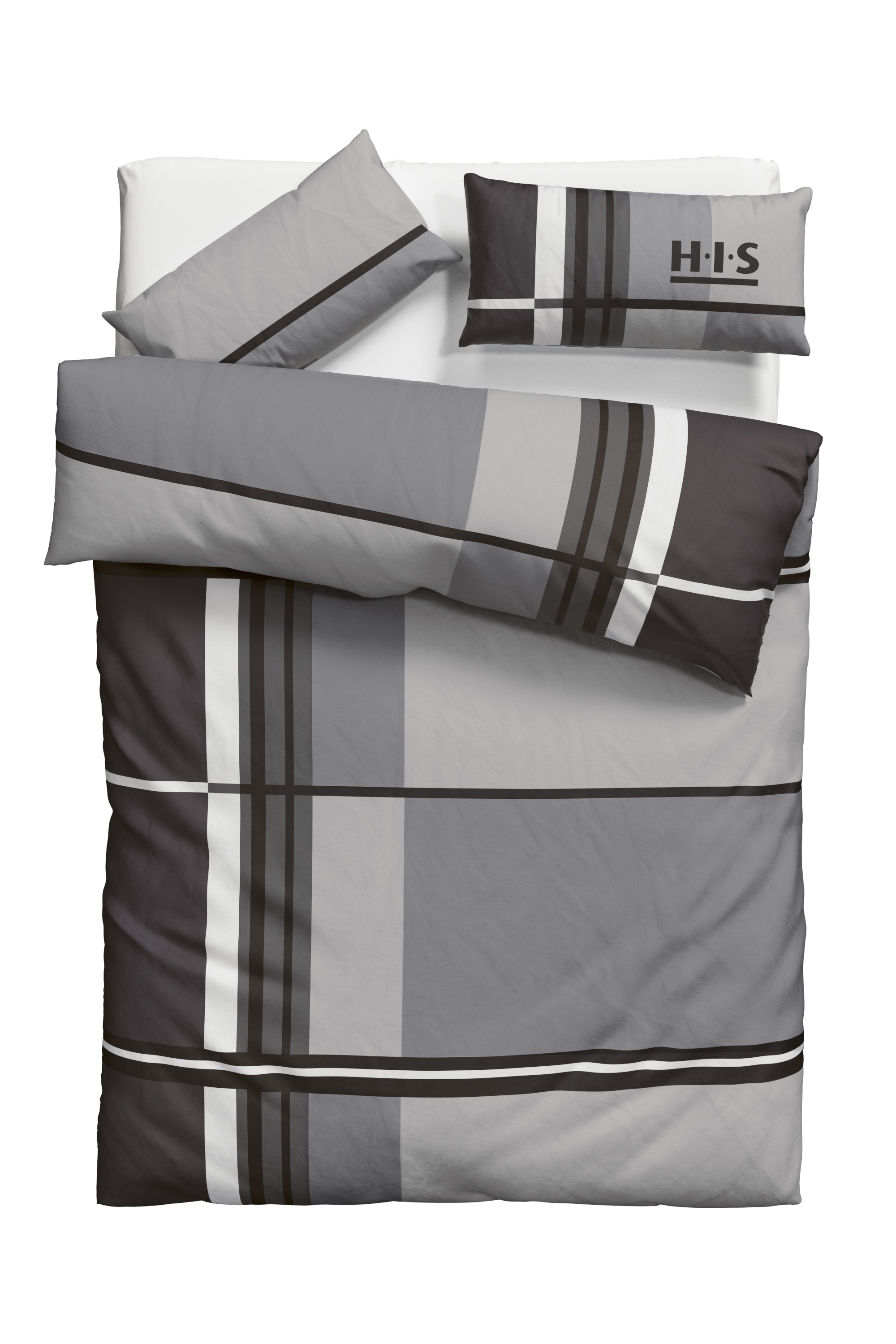H.I.S Bettwäsche »Cassia«, in sportlichem Karo Design,Bettwäsche aus Baumwo günstig online kaufen