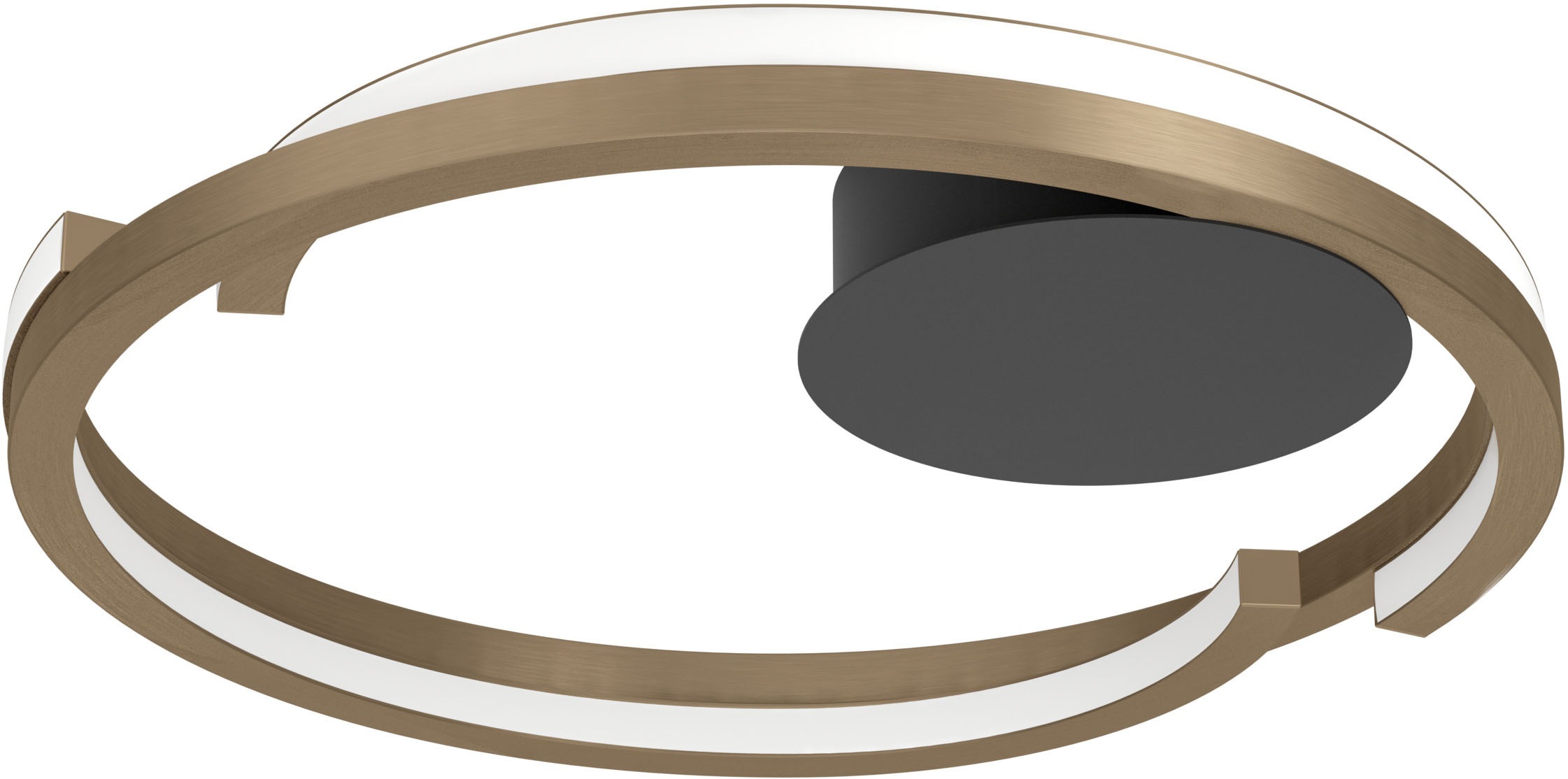 EGLO LED Deckenleuchte »MEZZOMONTE Deckenlampe - Alu, Stahl - LED;LED - 1X2 günstig online kaufen