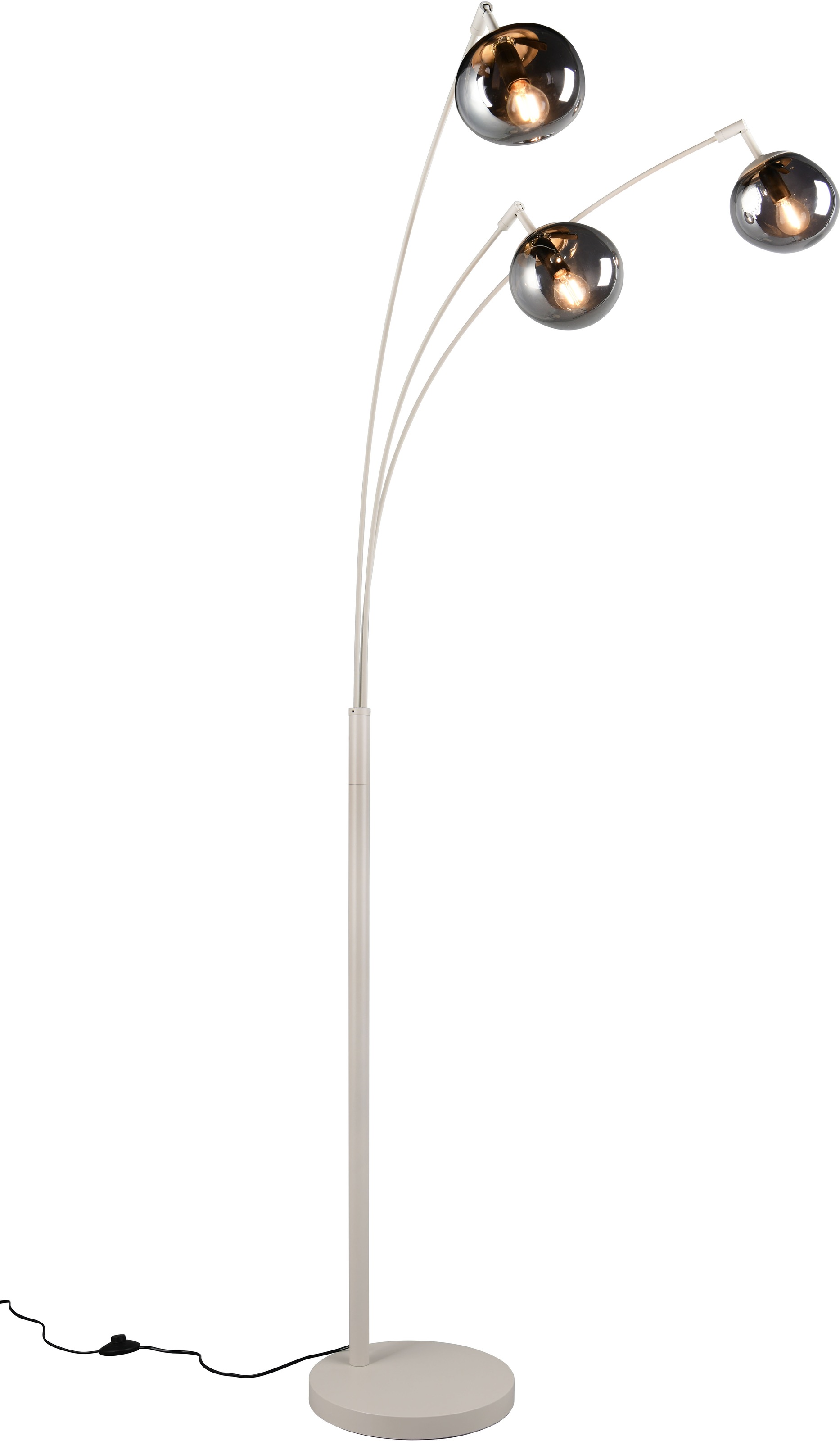 s.Oliver Stehlampe »ANJELLA, Stehleuchte exkl 3x E14 max 10W, in warm grey günstig online kaufen