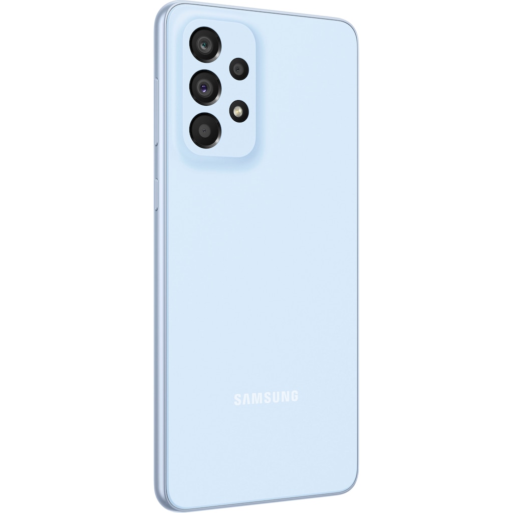 Samsung Smartphone »SAMSUNG A33 5G, 128GB«, Awesome Blue, 16,21 cm/6,4 Zoll, 128 GB Speicherplatz, 48 MP Kamera