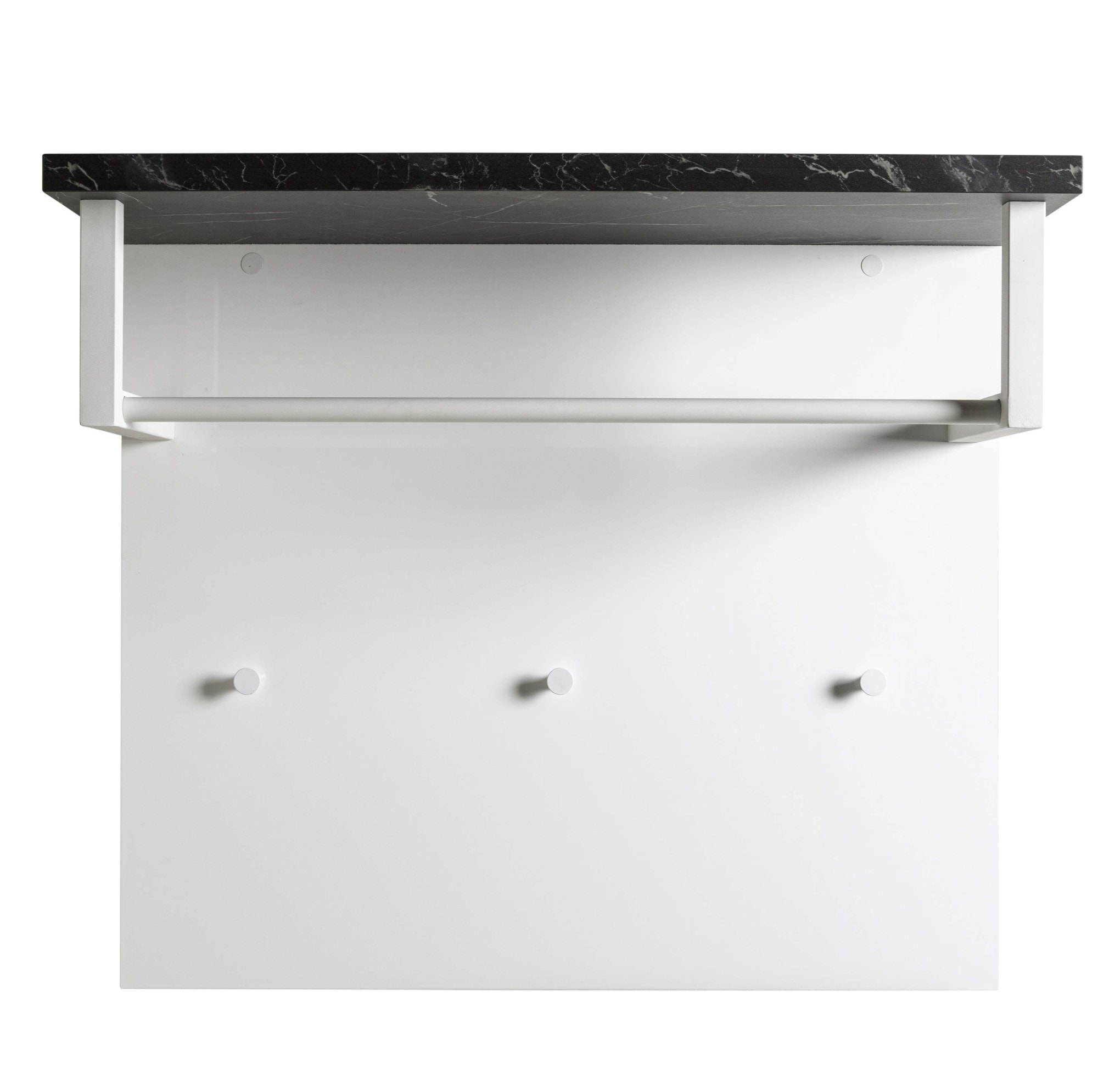 Composad Garderobenpaneel »Mundi, Garderobenpaneel, Wandgarderobe, Flurgarderobe«, (1 St.), Mit 3 Kleiderhaken und Hutablage