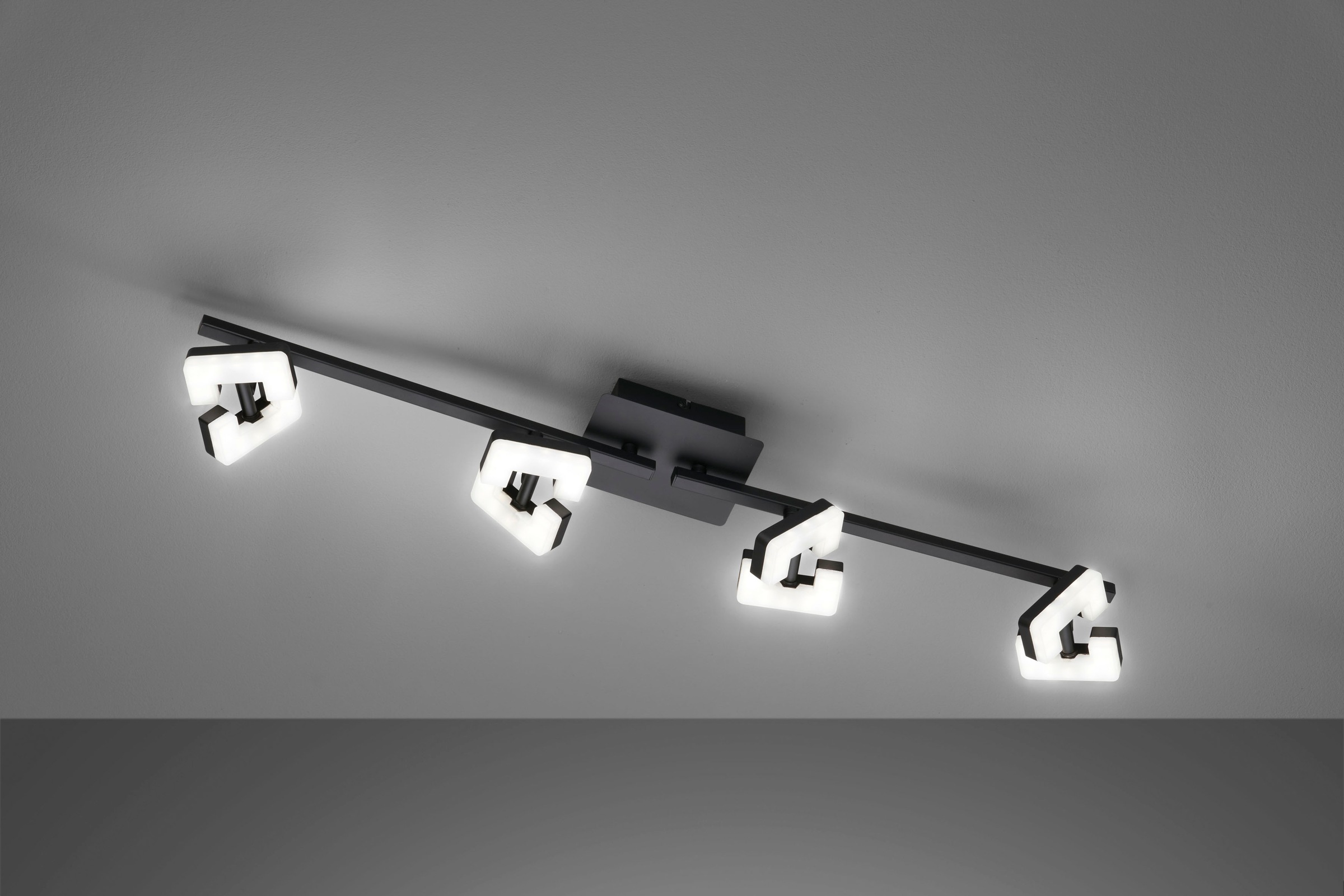 FISCHER & HONSEL Deckenstrahler »Ray«, 4 flammig, Leuchtmittel LED-Modul günstig online kaufen