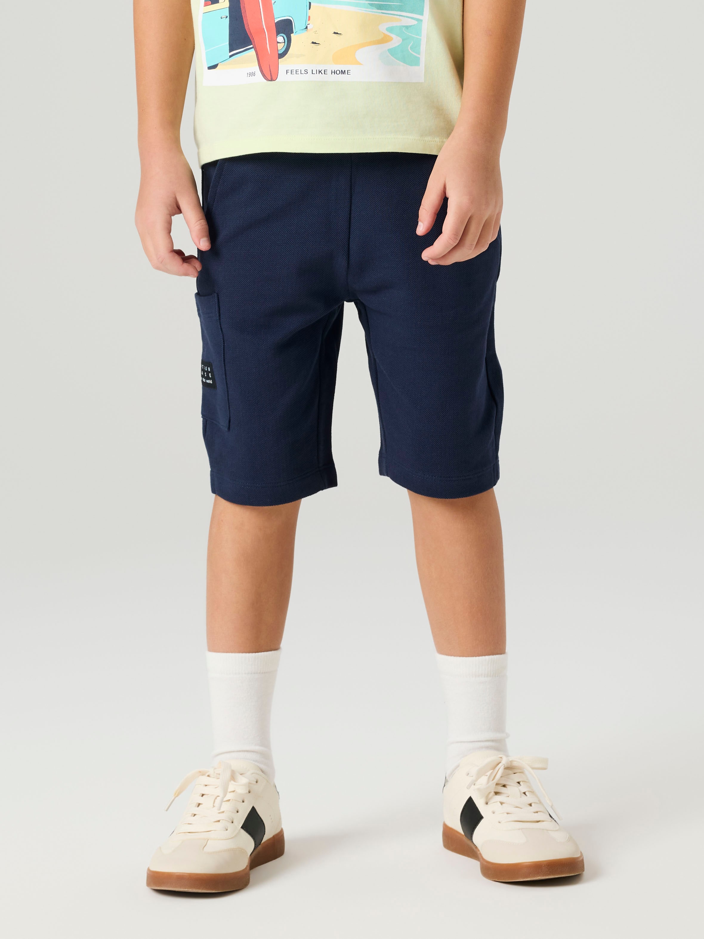 Name It Sweatshorts »NKMVIVASSE LONG SWE SHORTS UNB«  Baumwolle, regular fit