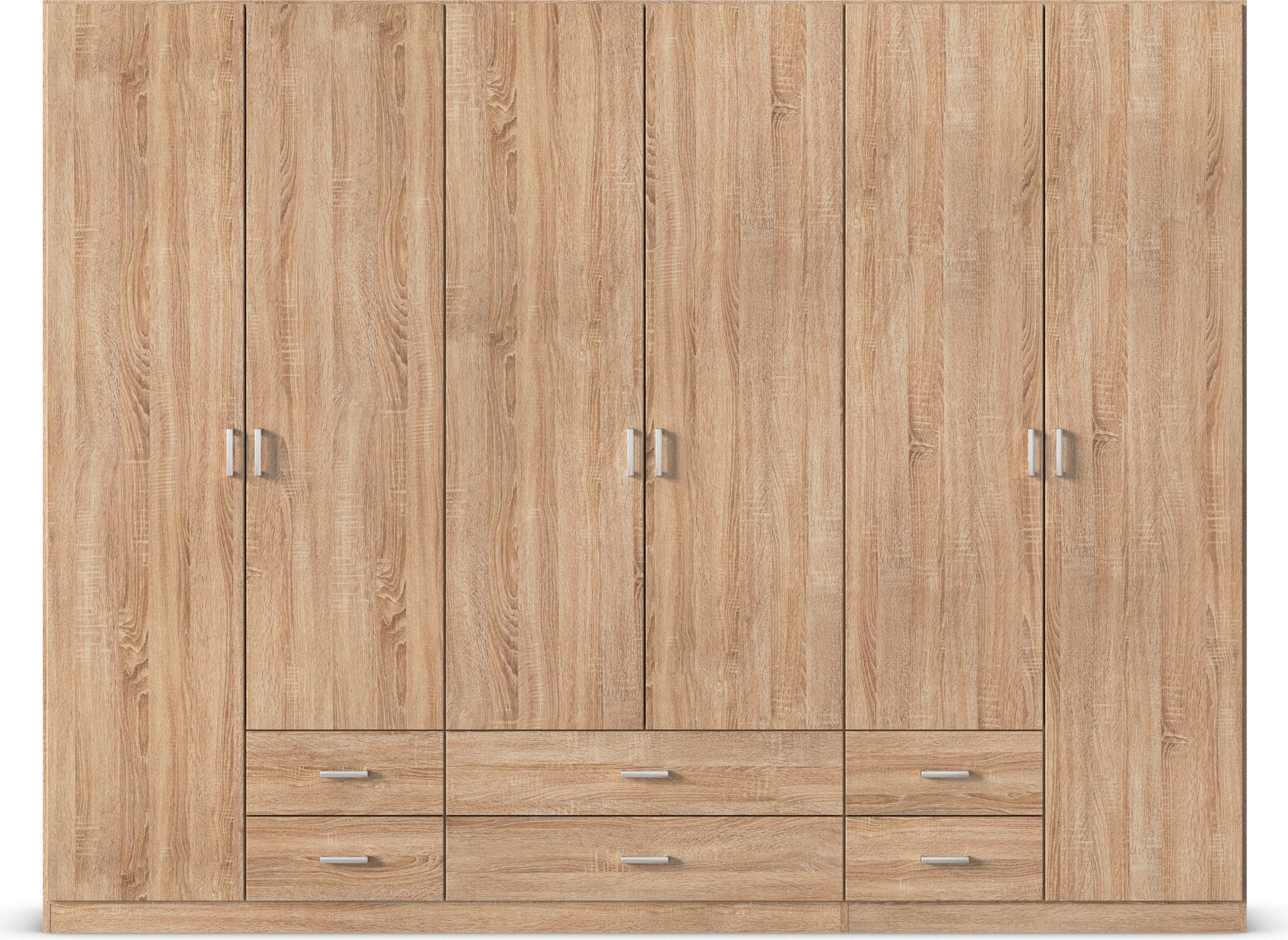 rauch Drehtürenschrank »Kleiderschrank Schrank Garderobe Wäscheschrank GAMMA in 3 Breiten«, mit 6 Schubladen, in schlichtem Design TOPSELLER MADE IN GERMANY