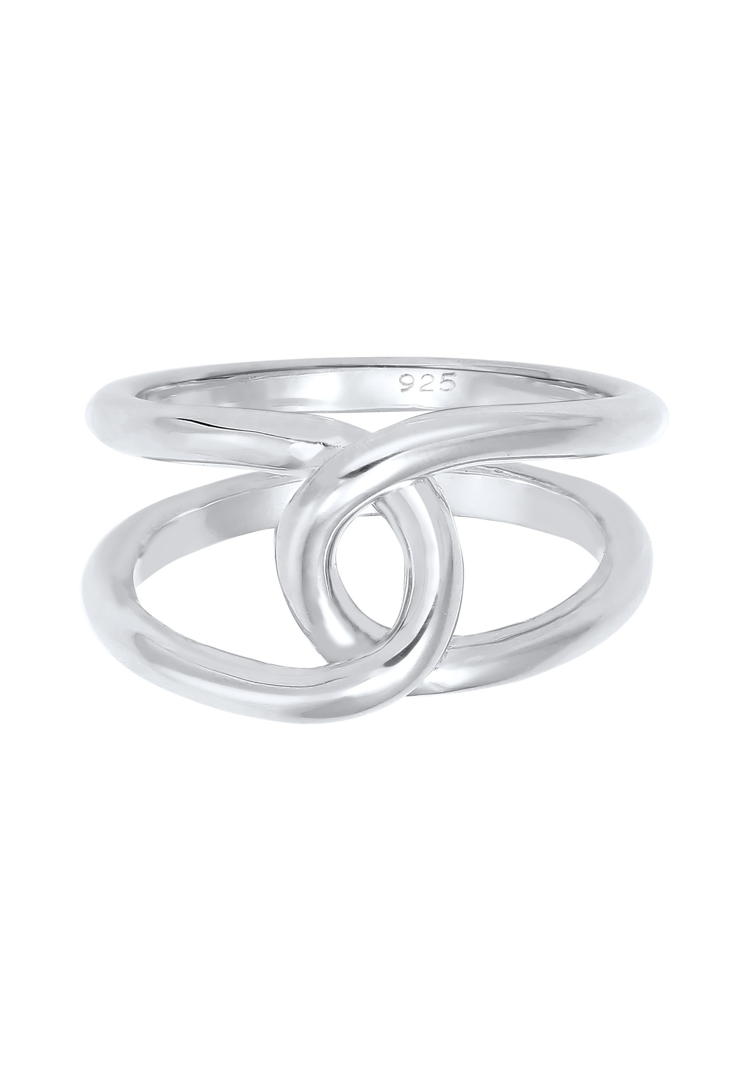 Elli Fingerring »Verdreht Schlaufe Trend Casual 925 Silb«