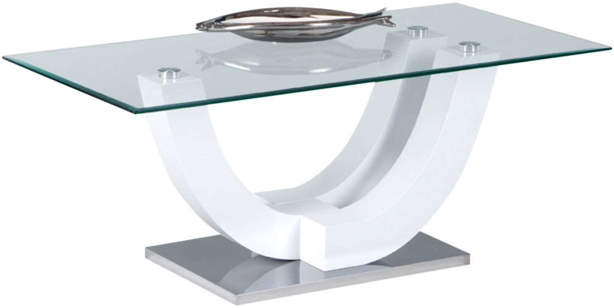 Stolkom Couchtisch »Swing Glastisch, Wohnzimmertisch mit Glas, BxHxT 120x48 günstig online kaufen