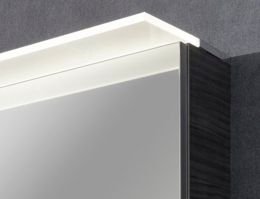 FACKELMANN Spiegelschrank doppelseitig - bestellen verspiegelt Breite 80 Badmöbel Türen, 2 80 cm, Dark-Oak«, auf Rechnung »PE