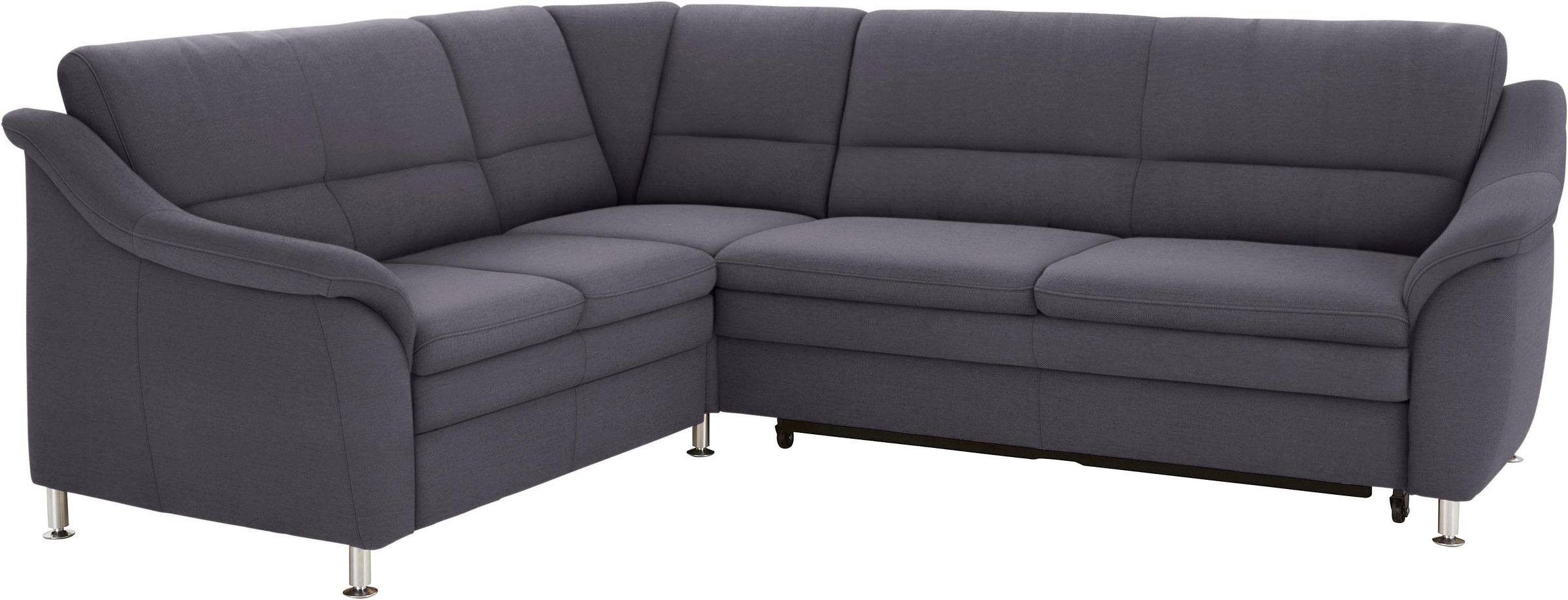 sit&more Ecksofa »Cardoso L-Form« mit Federkern, wahlweise mit Bettfunktion und Schubkasten