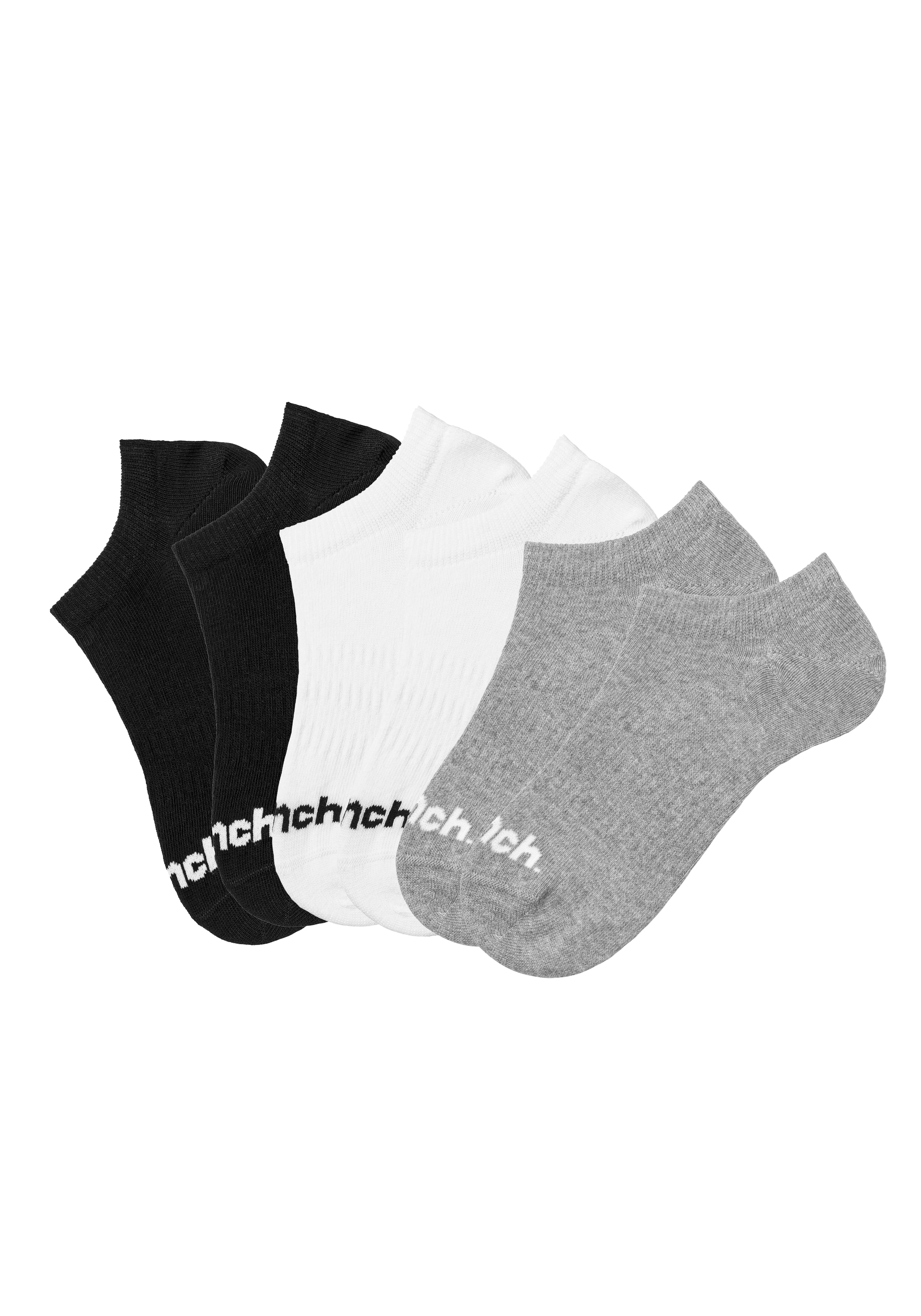 Bench. Sportsocken, (Packung, 6 Paar), Sneakersocken verschwinden im Schuh