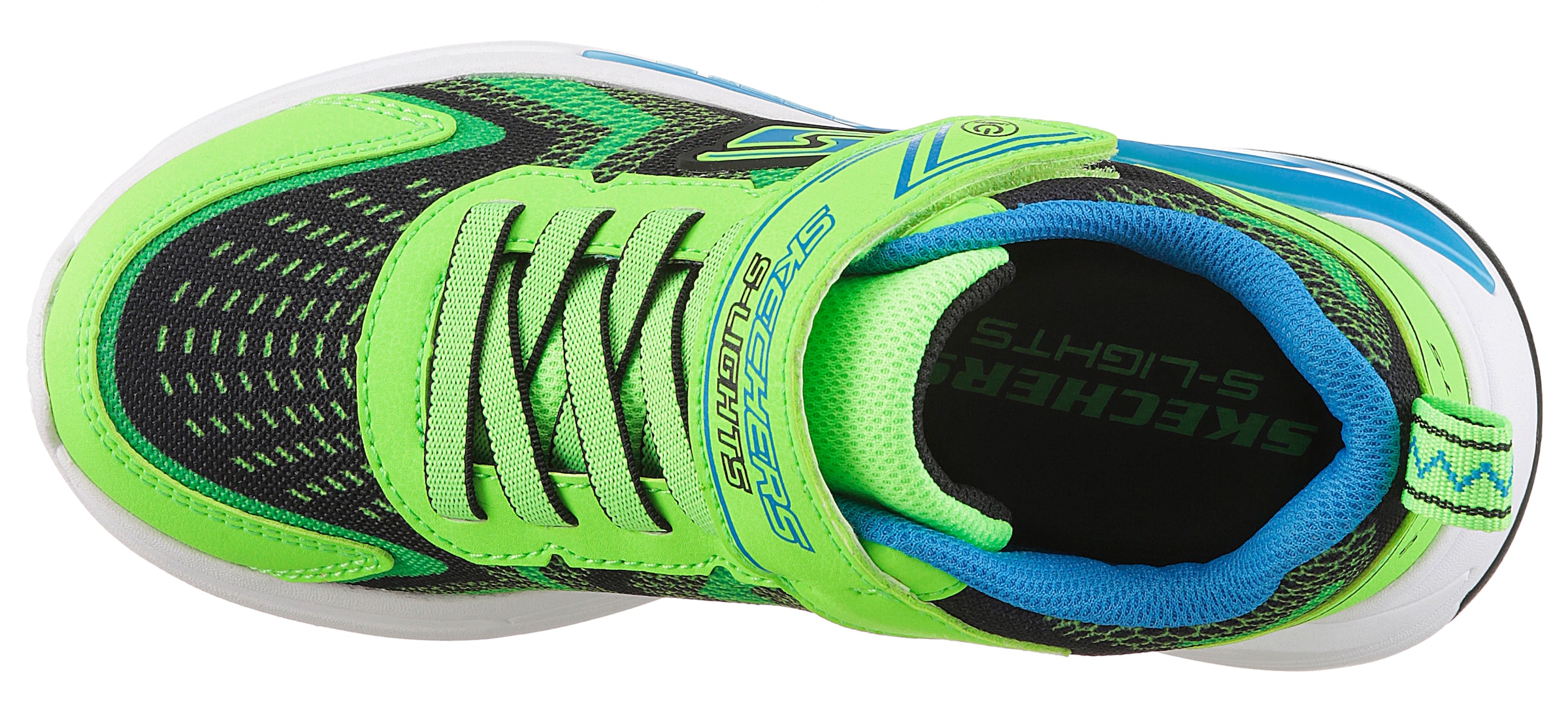 Skechers Sneaker »TRI-NAMICS«, Klettschuh mit Gummizug, Größenschablone zum Download