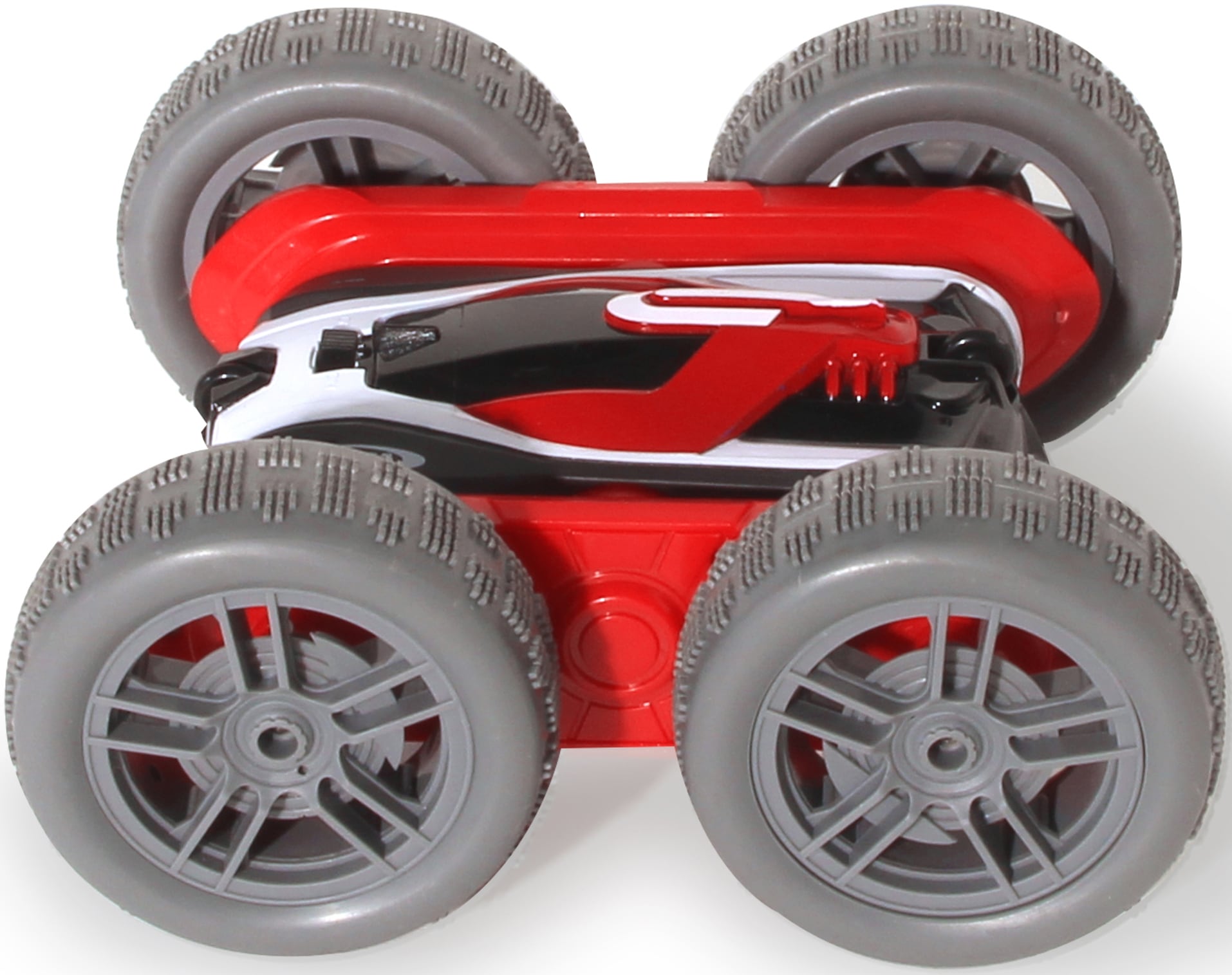 Jamara RC-Auto »SpinX Stuntcar 2,4GHz, rot-schwarz«, mit zuschaltbarem LED-Licht