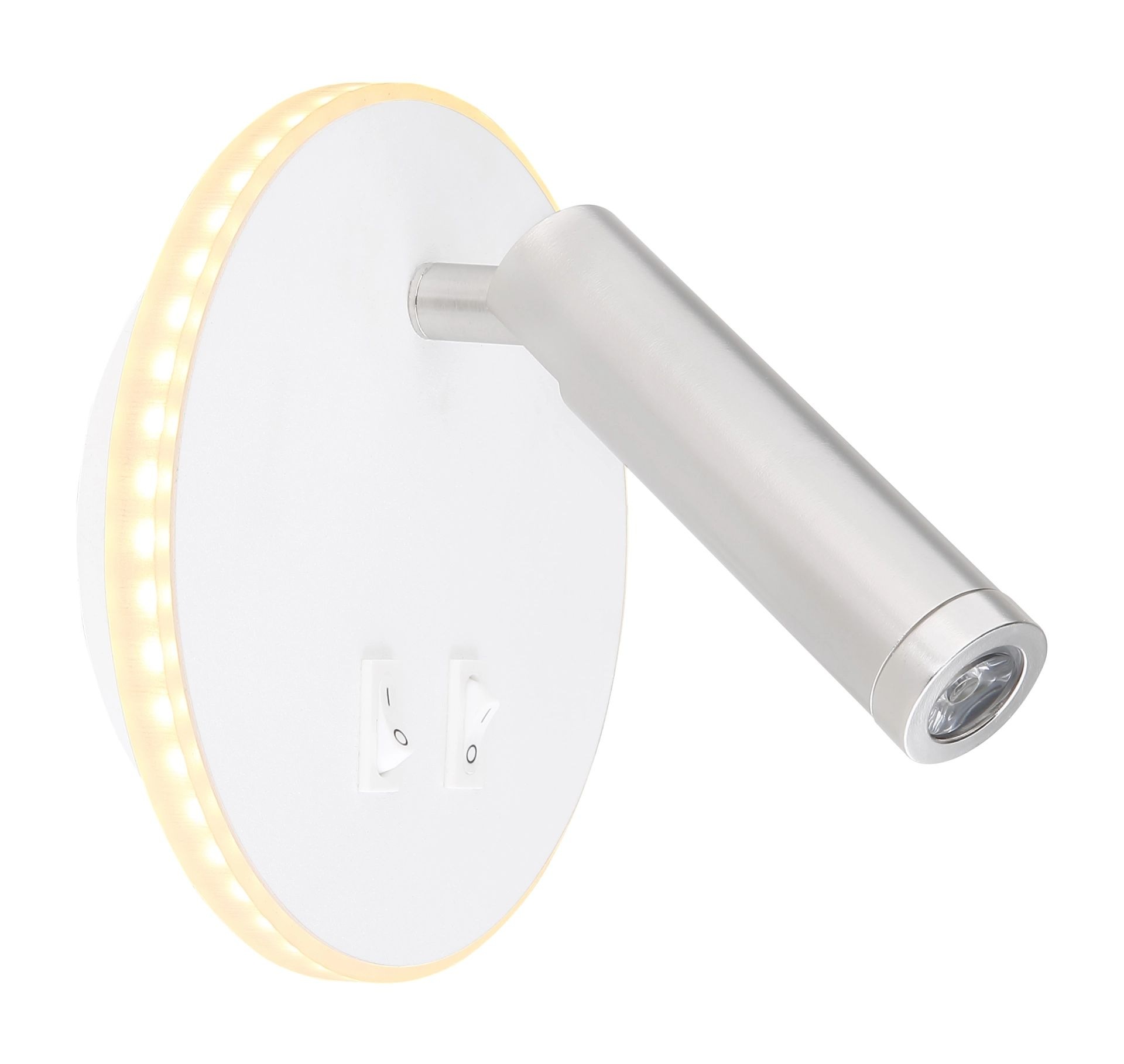 GLOBO LIGHTING LED Wandleuchte »MANY«, Leuchtmittel LED-Modul | LED fest integriert, Wandlampe, 2 Schalter, getrennt schaltbar, Wohnbereich, Flur