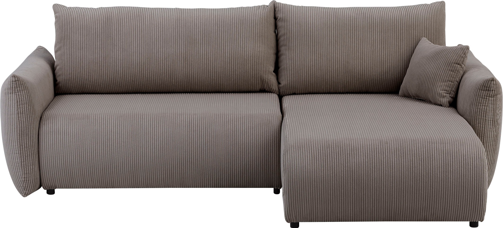 INOSIGN Ecksofa MAVAS Schlafsofa mit Bettkasten, L-Form, ca.257/127cm (Lieg günstig online kaufen