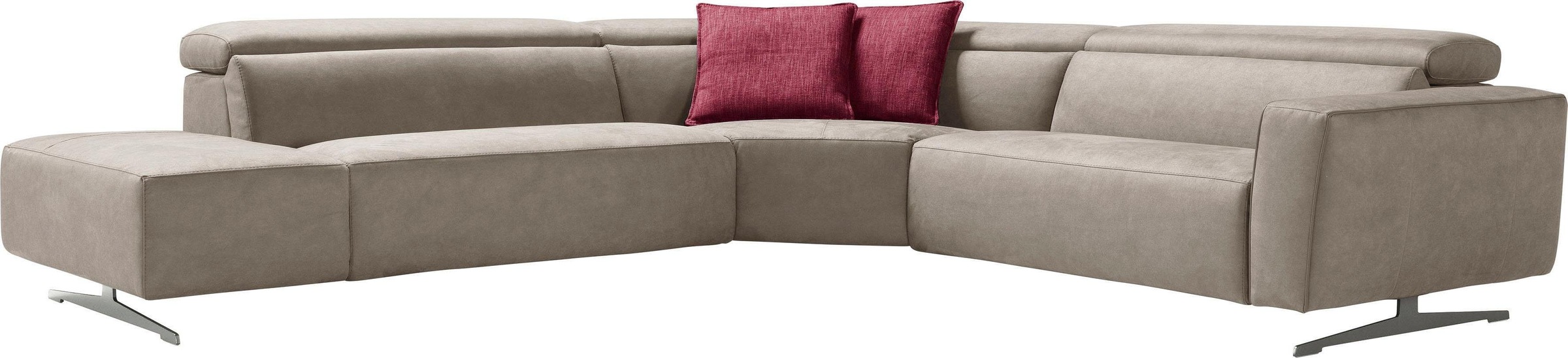 Egoitaliano Ecksofa »Stefanie-e, Designsofa der Extraklasse, bequem mit hoh günstig online kaufen