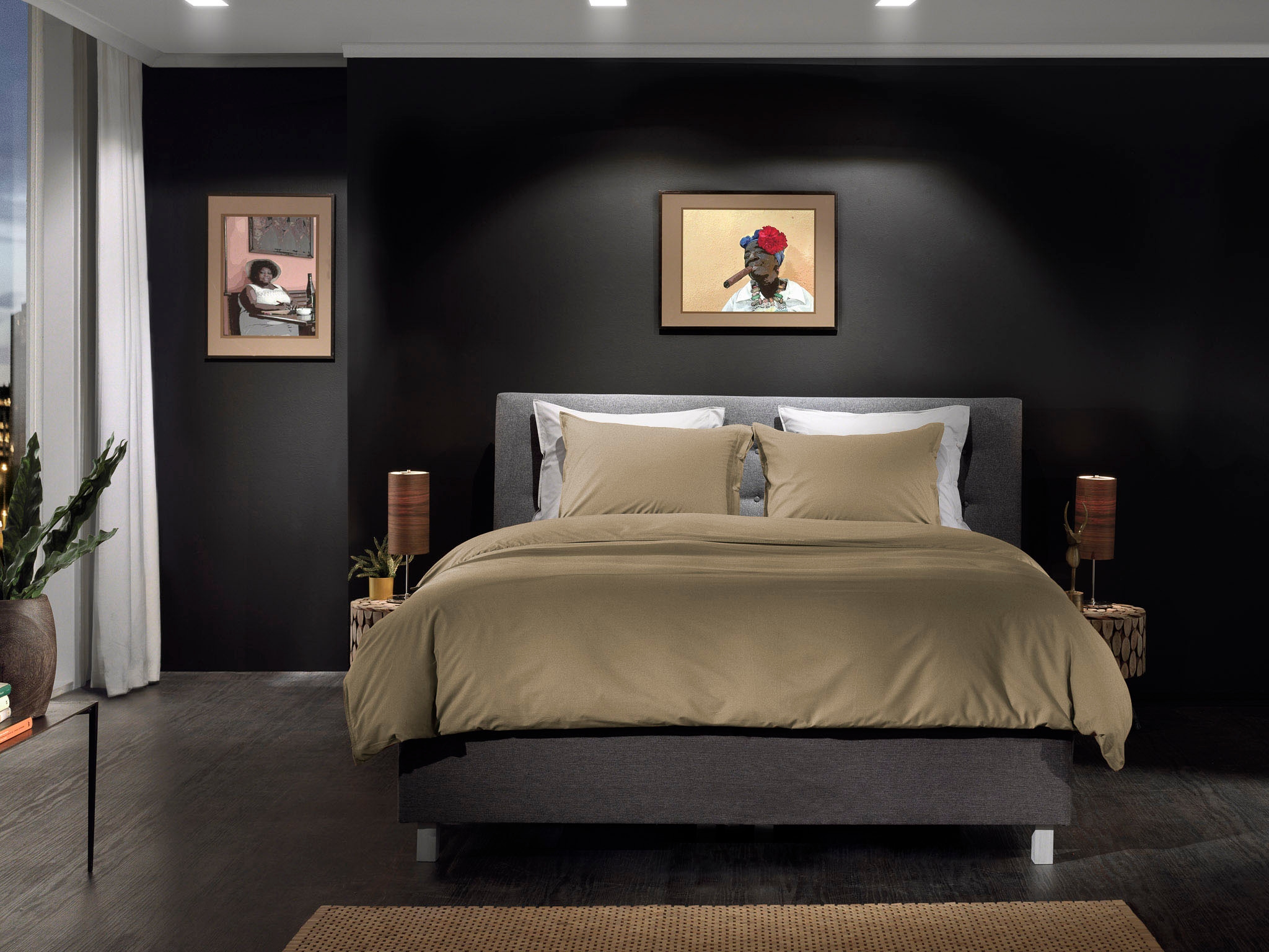 YELLOW Bettwäsche »Percale« 2 Stk. tlg. Uni Design, 100% Baumwolle ab 135x2 günstig online kaufen