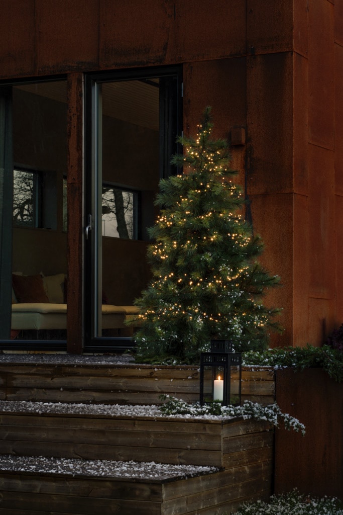 KONSTSMIDE LED-Lichterkette »Weihnachtsdeko aussen«, 2000 Raten bestellen weiße Dioden warm auf