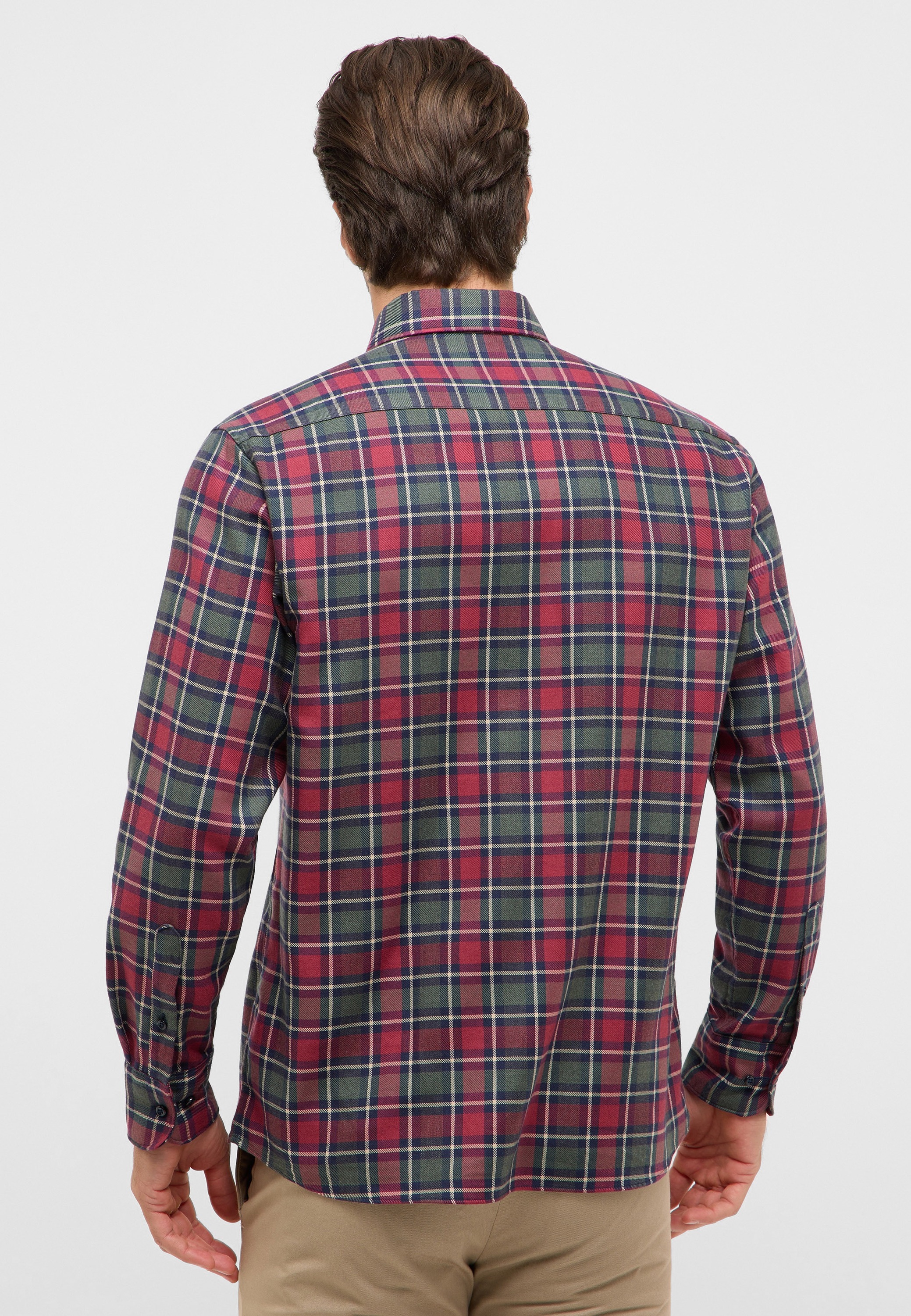 Eterna Langarmhemd »MODERN FIT« EASY IRON (bügelleicht)