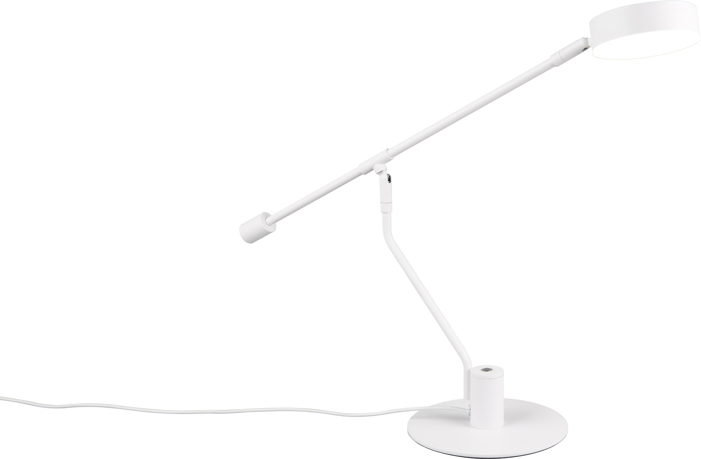 TRIO Leuchten LED Schreibtischlampe »MANDURO, LED Tischleuchte Leseleuchte 6W 560 Lumen CCT dimmbar« LED-Board 1 Stk. Farbwechsler 2700-6500K warmweiß bis kaltweiß und per Touch stufenlos dimmbar
