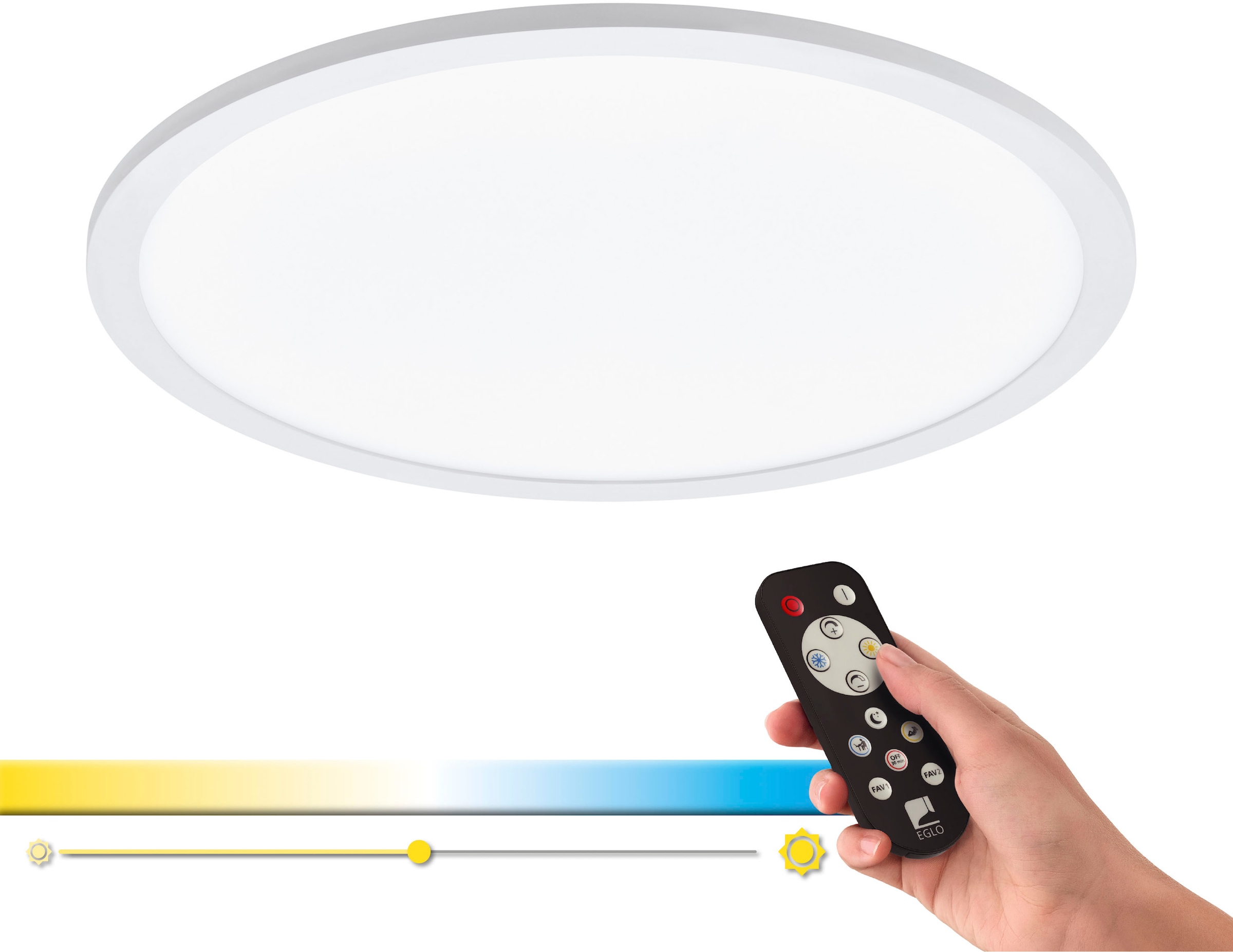EGLO Deckenleuchte »SARSINA-A«, 1 flammig, Leuchtmittel LED-Board   LED fes günstig online kaufen