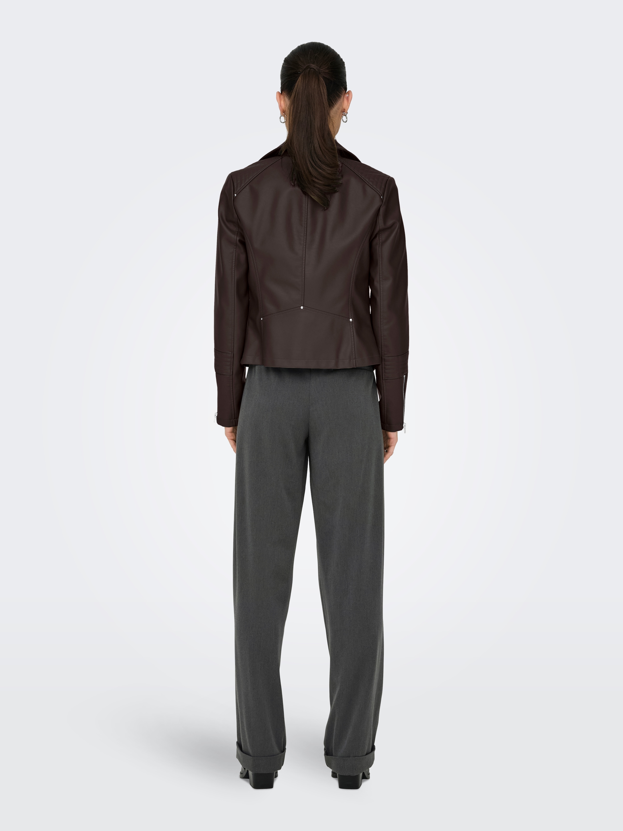 ONLY Lederimitatjacke »ONLGEMMA FAUX LEATHER BIKER OTW NOOS« im Biker-Style