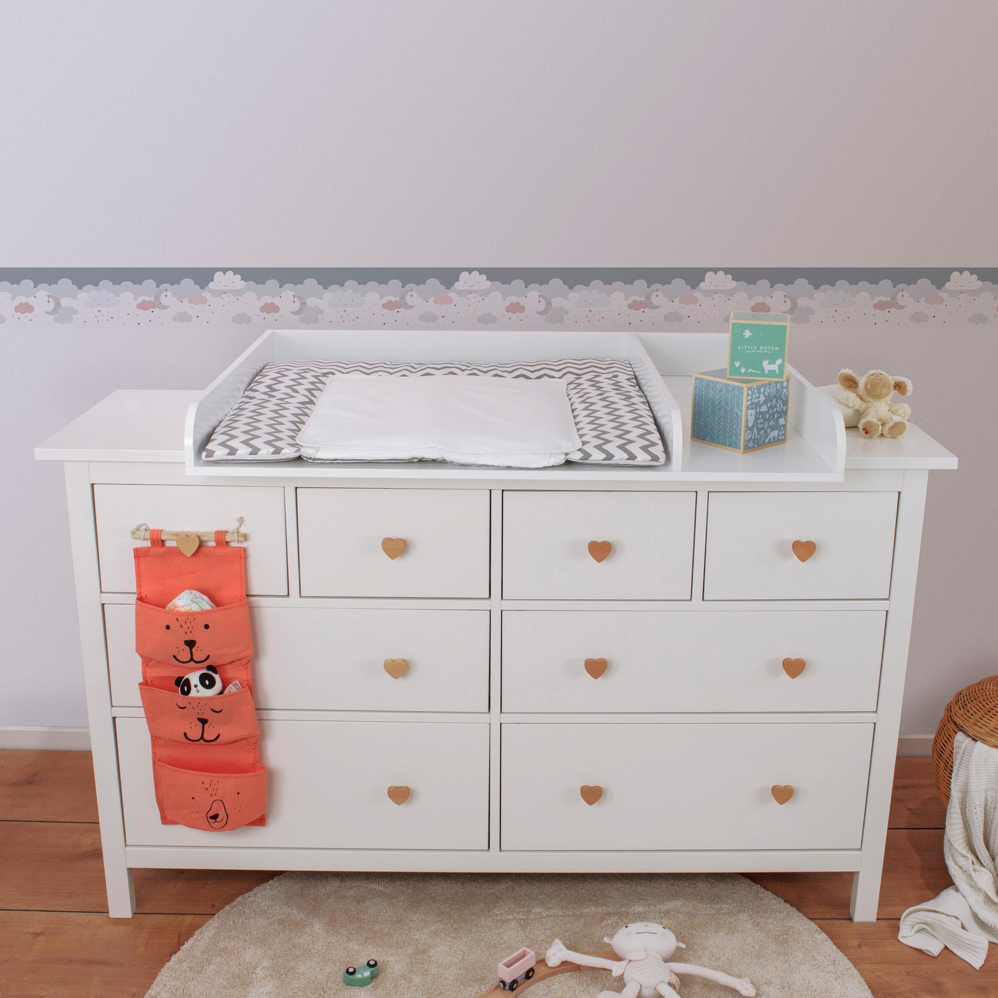 A.S. Création Bordüre »Dreamy Sky«, Motiv-abstrakt-naturalistisch, Tapete Kinder Borte Wohnzimmer Schlafzimmer Küche Design Kinderzimmer