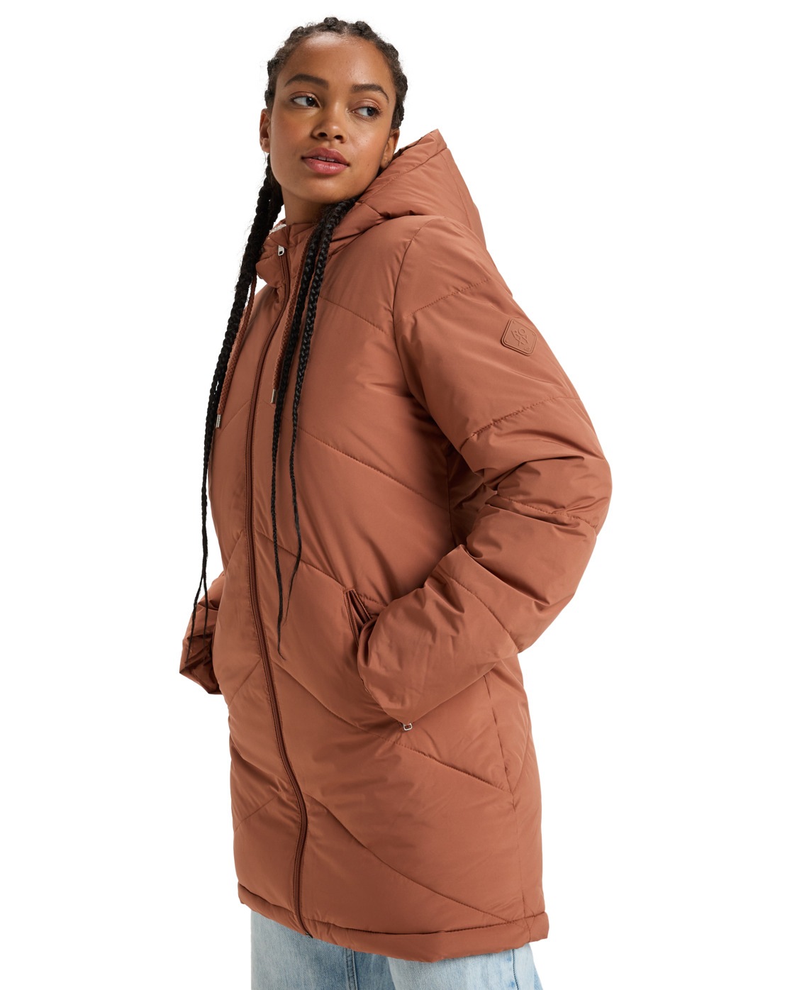 Roxy Leichtdaunenjacke »Better Weather« mit Kapuze