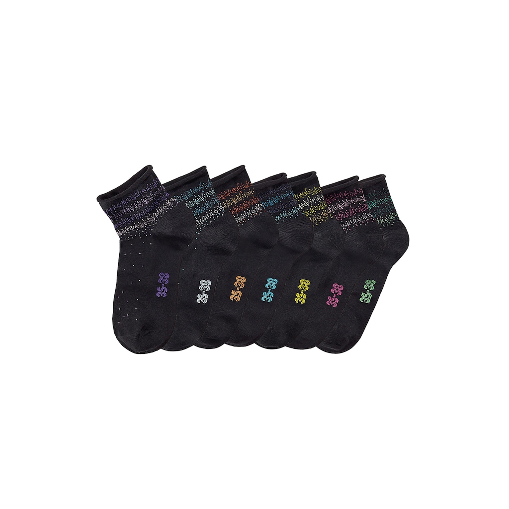 H.I.S Kurzsocken, (Set, 7 Paar)