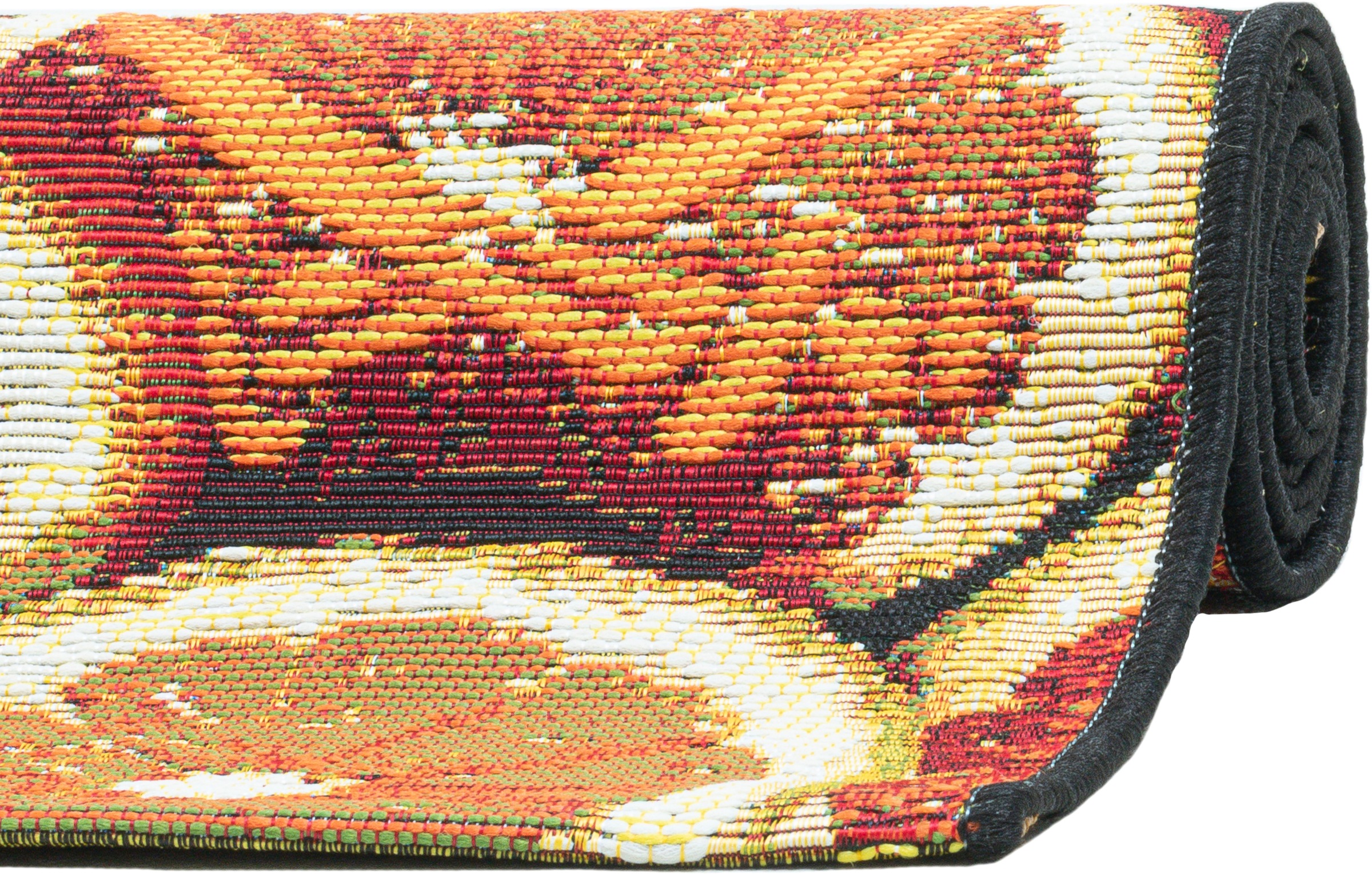 Sansibar Teppich »Rantum Beach 004«, rechteckig, 5 mm Höhe, Flachgewebe, modernes Sommer Design, In- und Outdoor geeignet