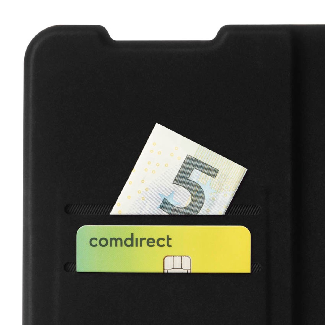 5. Bild von Hama Smartphone-Hülle »Handytasche Handyhülle für Samsung Galaxy S24, Schwarz«, Samsung Galaxy S24, Anti-Rutsch-Oberfläche, Keine Fingerabdrücke, Standfunktion
