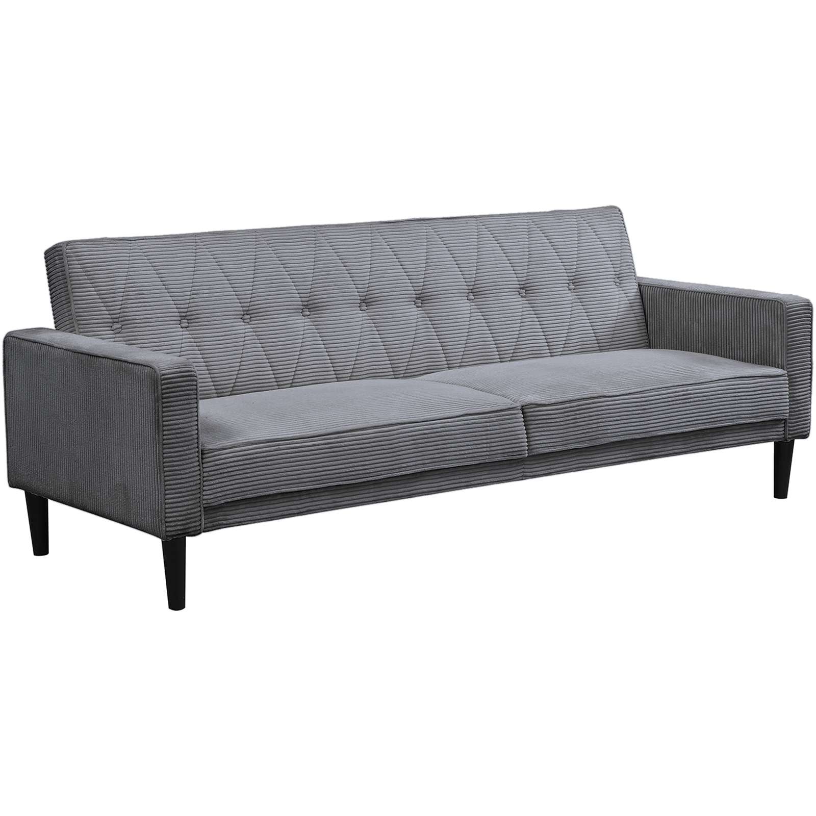 Dorel Home 3-Sitzer »Avon«, Schlafsofa 213cm, Bettfunktion (110/190cm), trendiger Cord o. Webstoff
